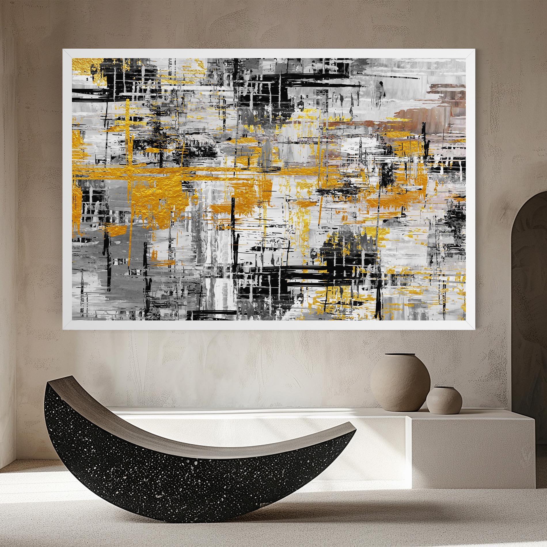 Leinwandbild Abstract Mix Color mockup 8