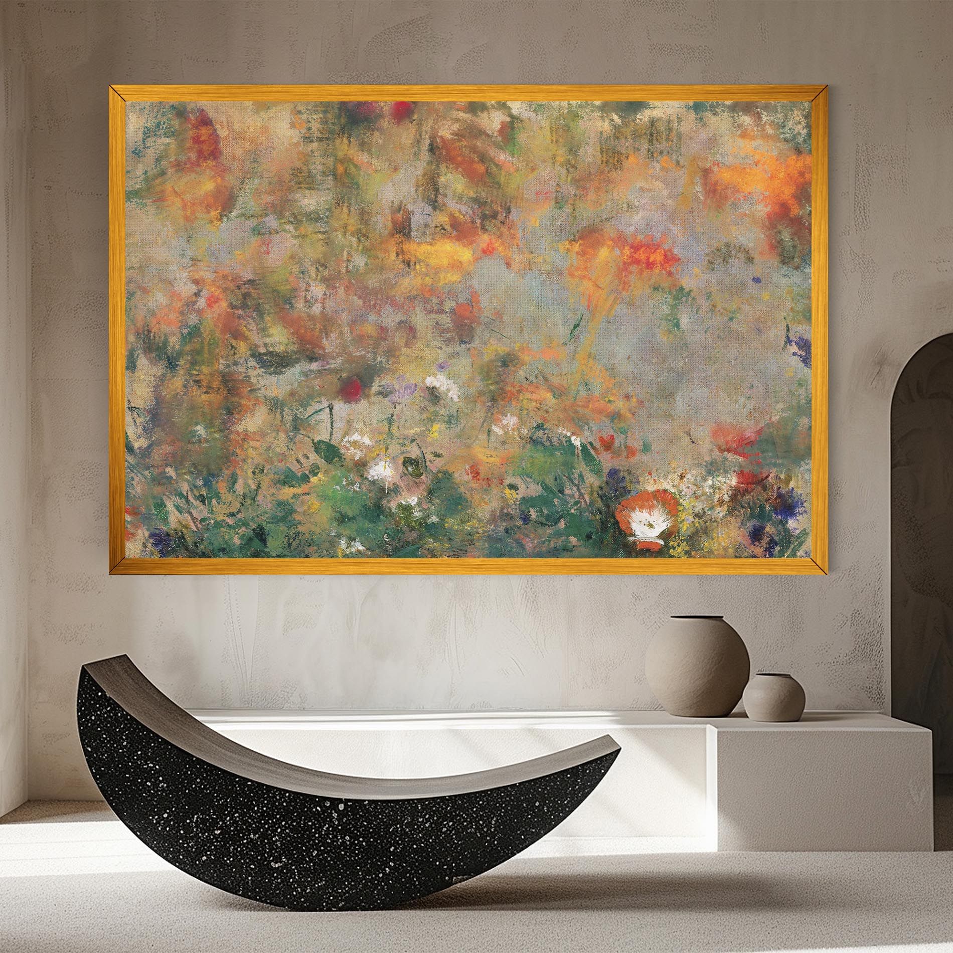 Abstract Flowers mockup 8