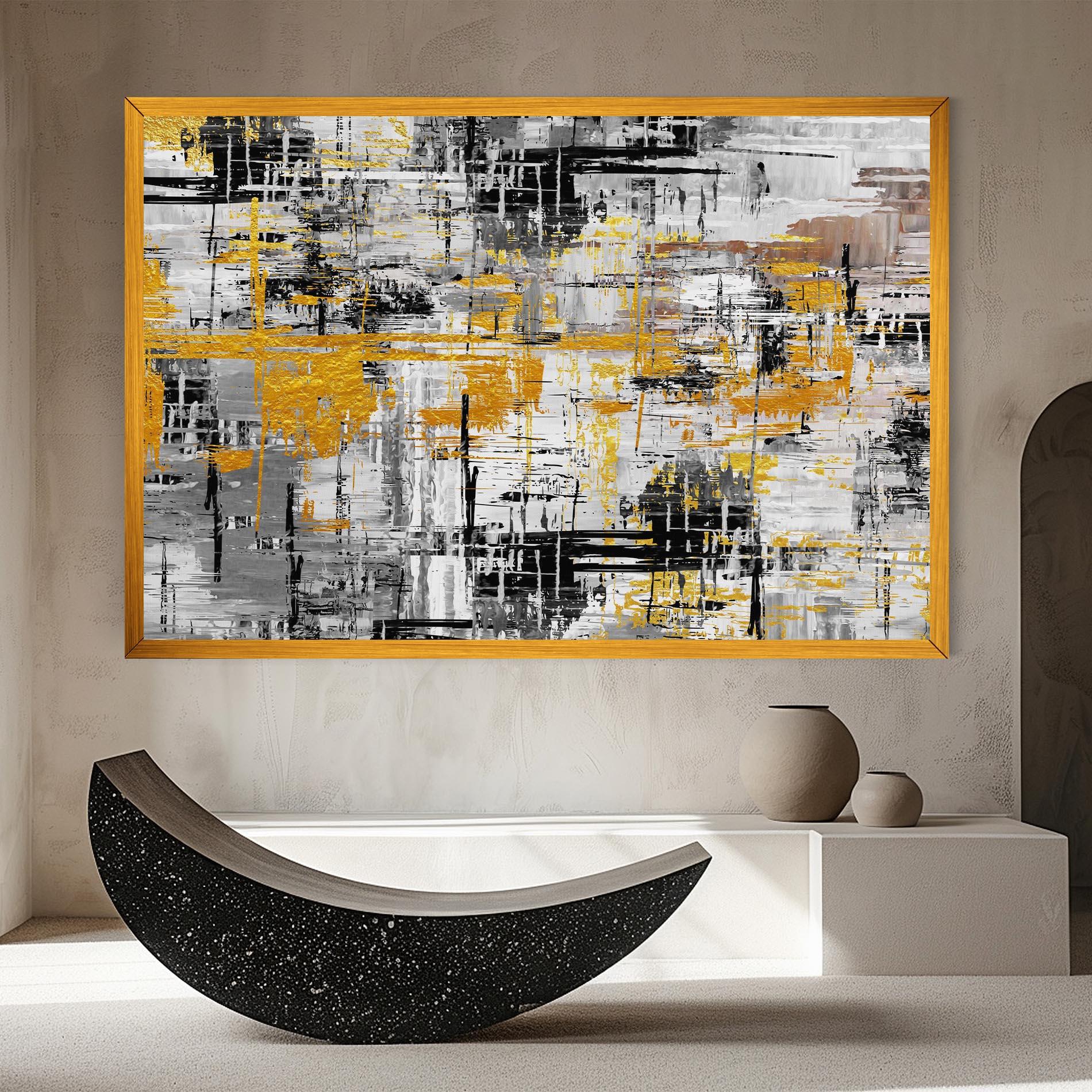 Leinwandbild Abstract Mix Color mockup 8