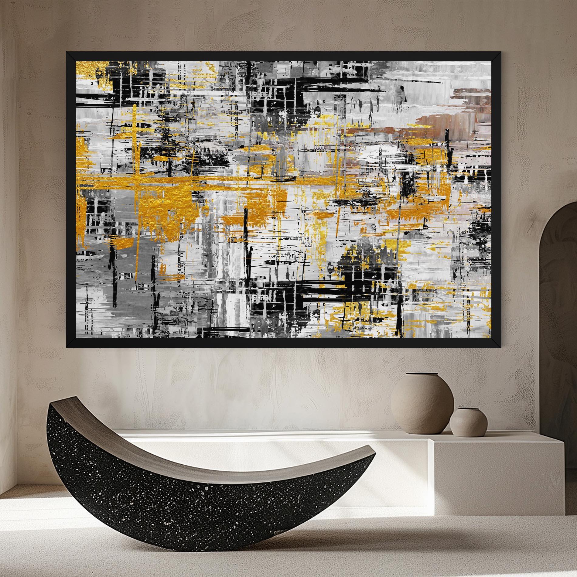 Leinwandbild Abstract Mix Color mockup 8