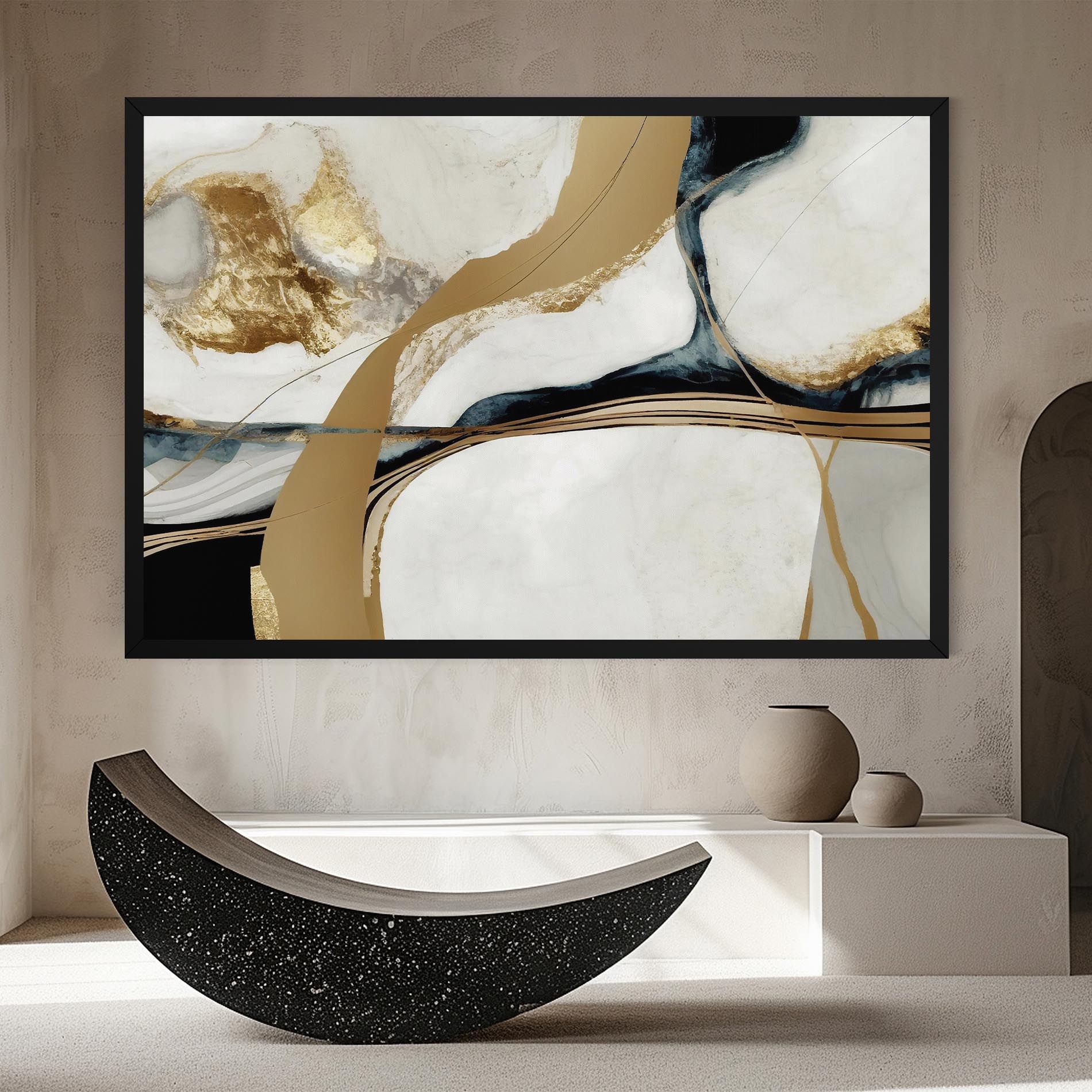 Golden Blue Marble mockup 8