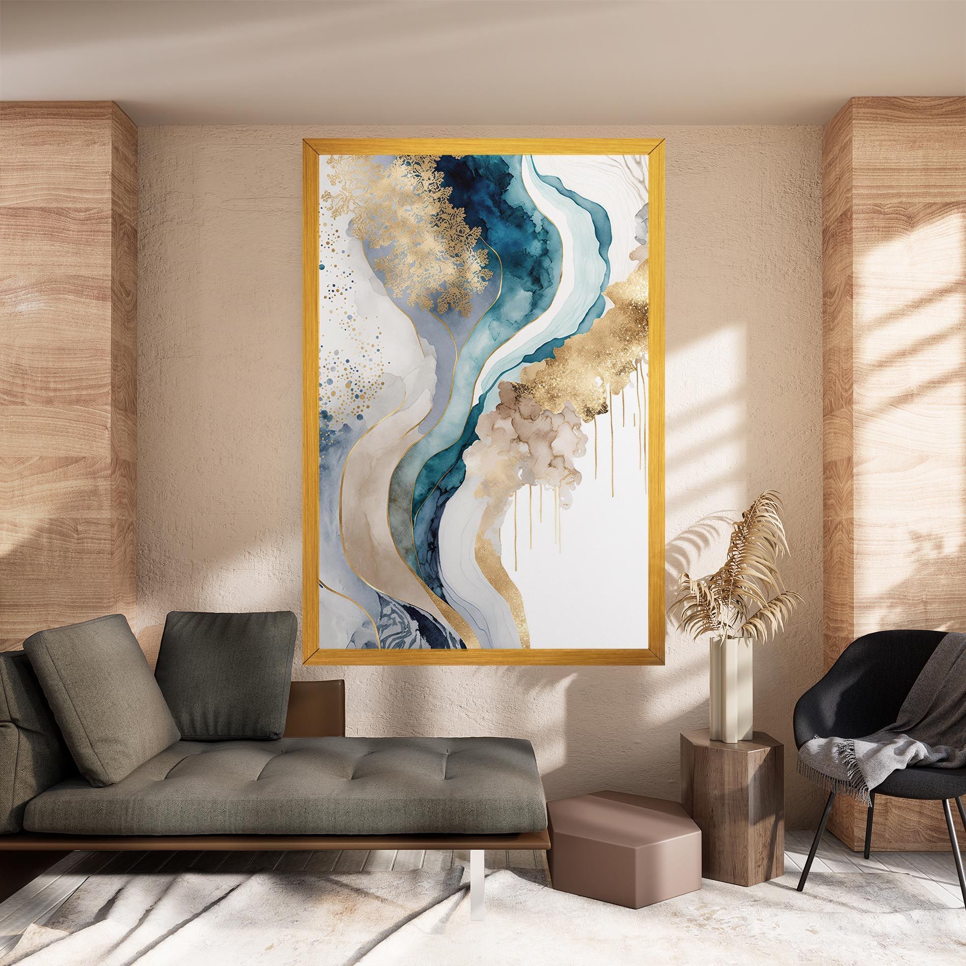 Light Blue Waves mockup 8