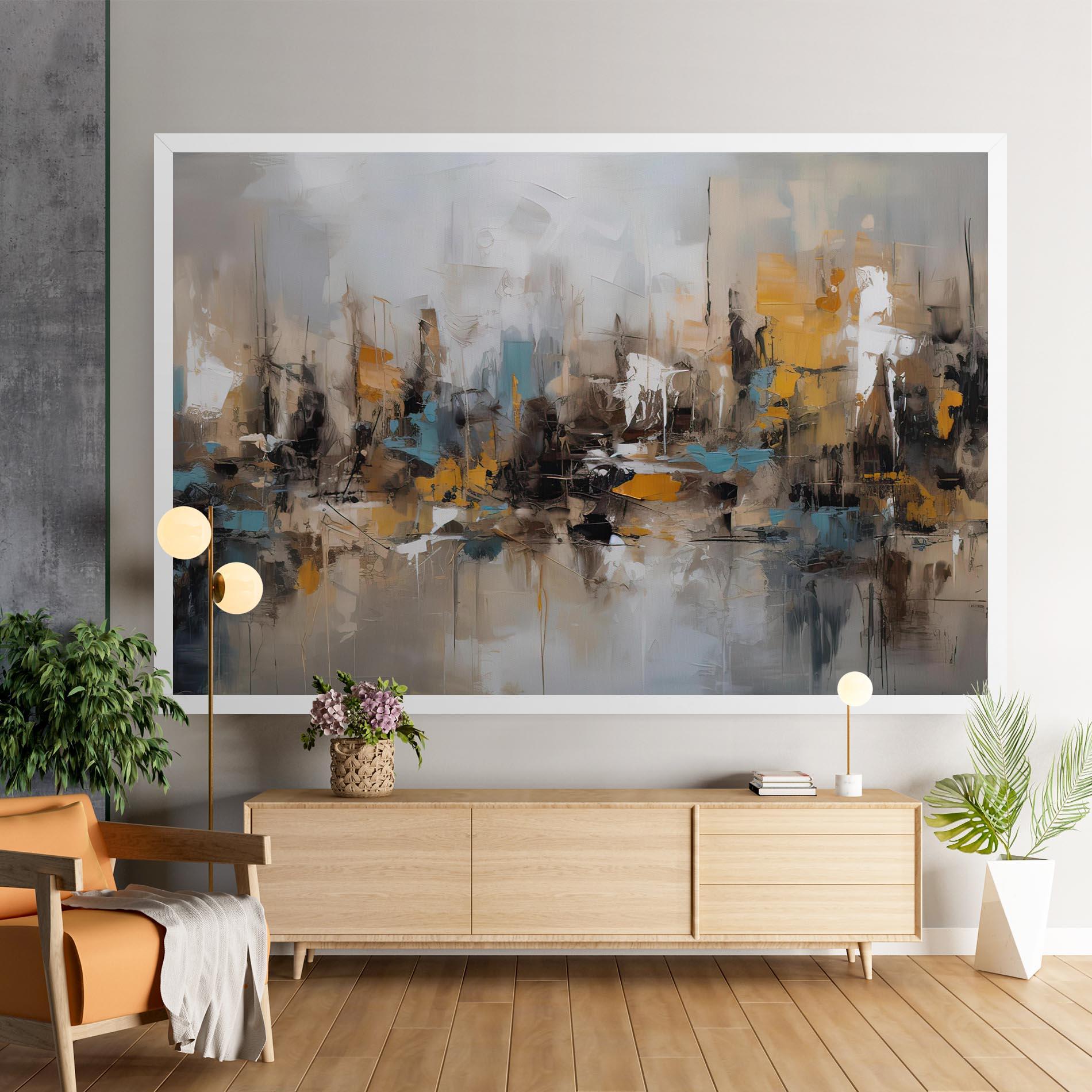 Leinwandbild Abstract Los Angeles mockup 9