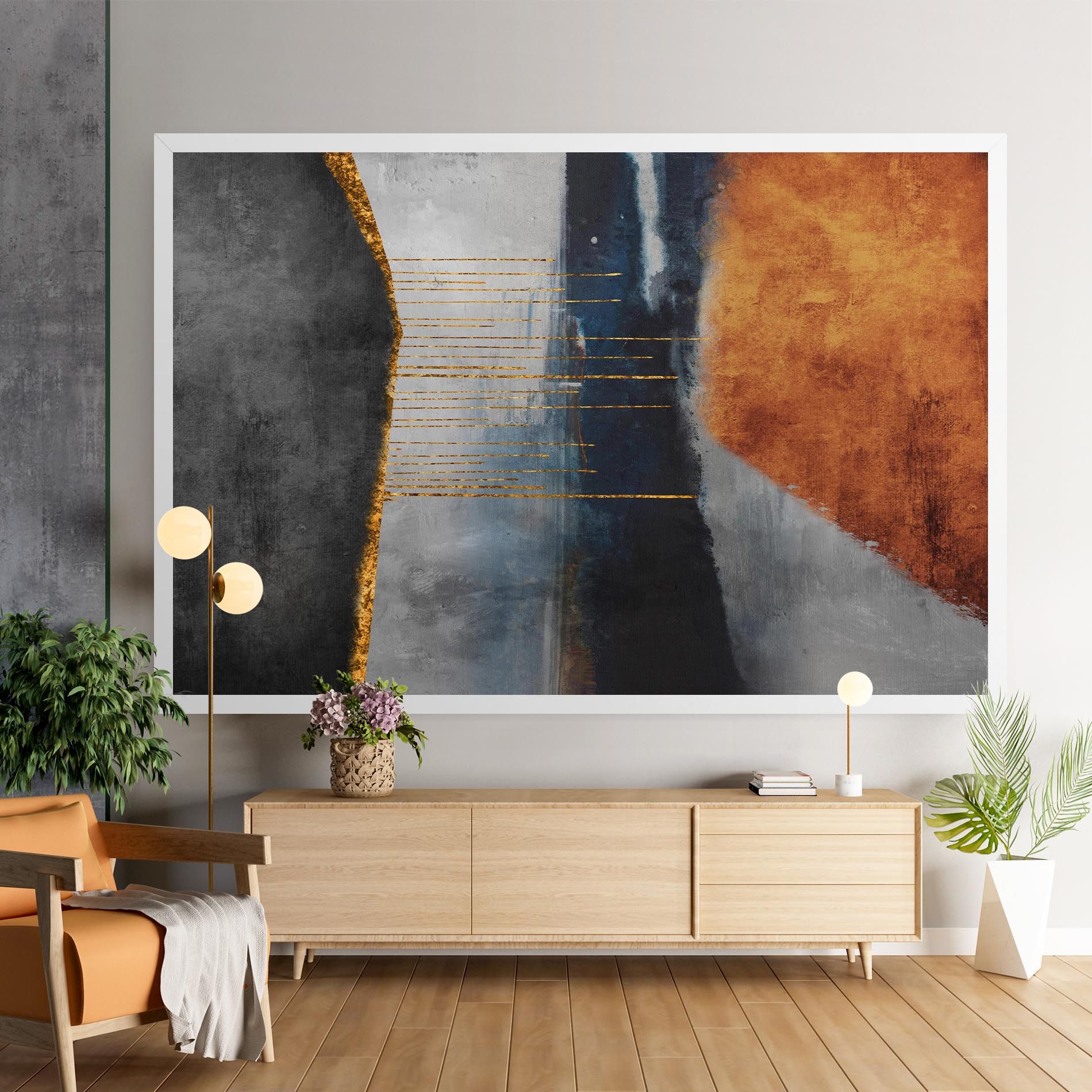 Retro Oil Painting mockup 9