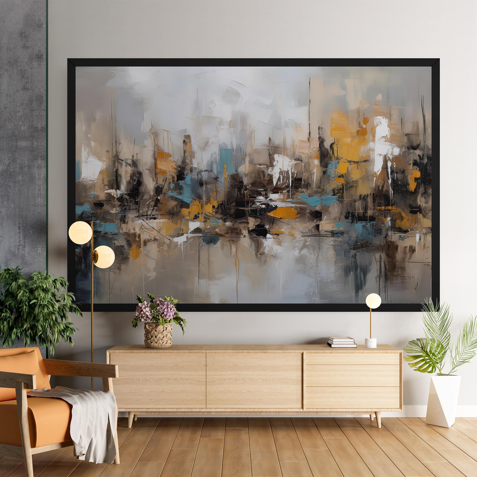 Leinwandbild Abstract Los Angeles mockup 9