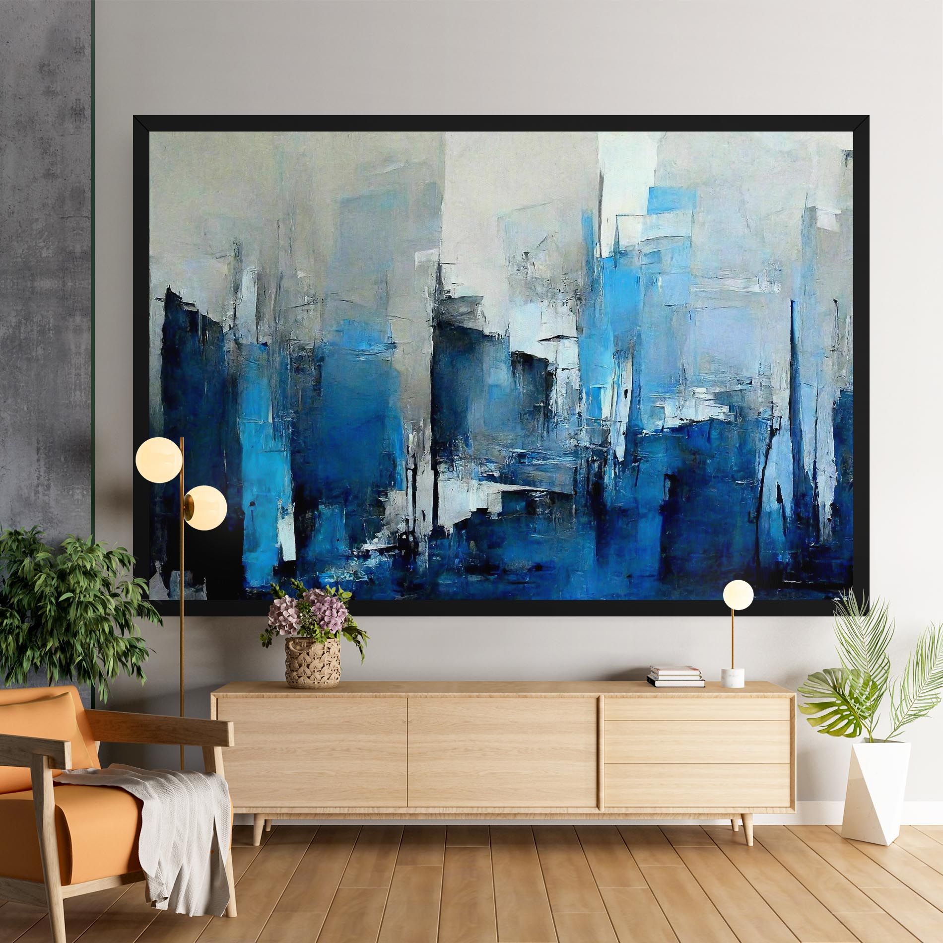 Blue Gray Color mockup 9