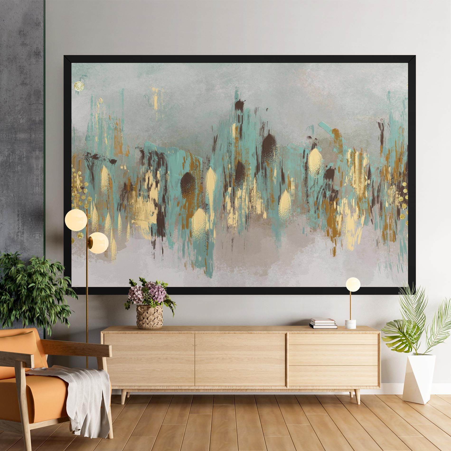 Gold Spiral Points mockup 9