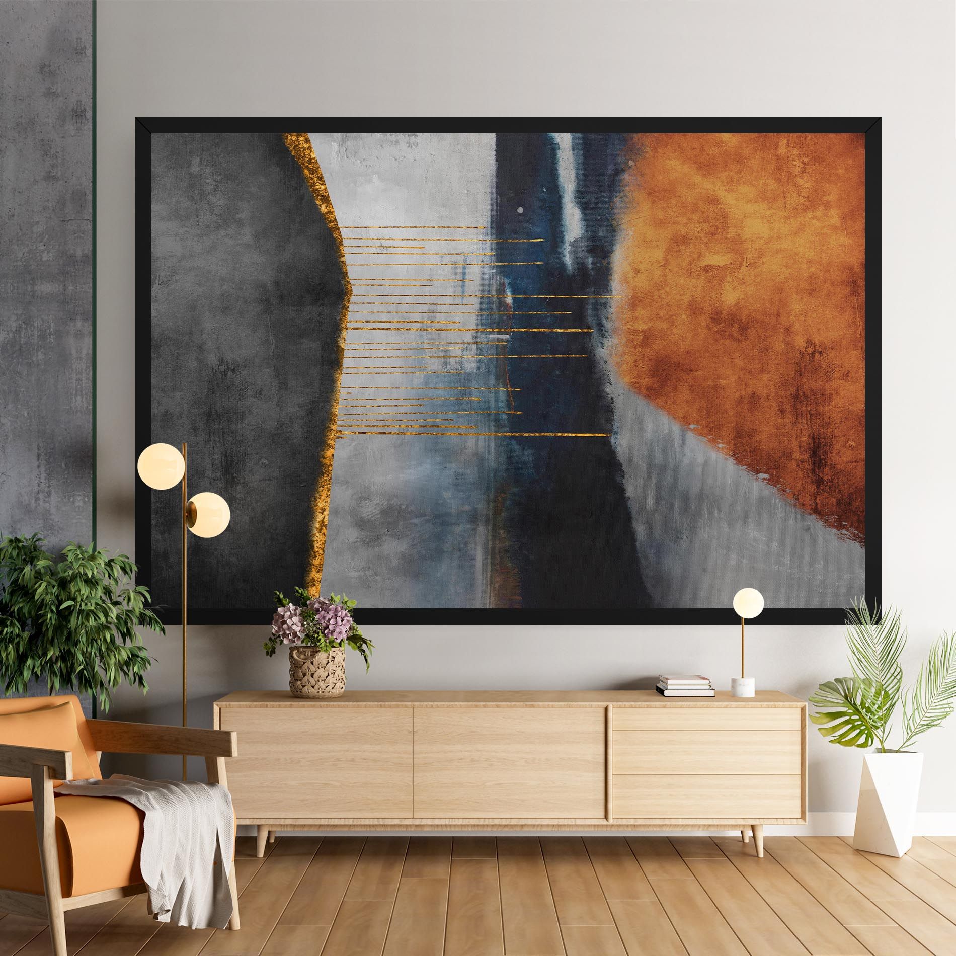 Retro Oil Painting mockup 9