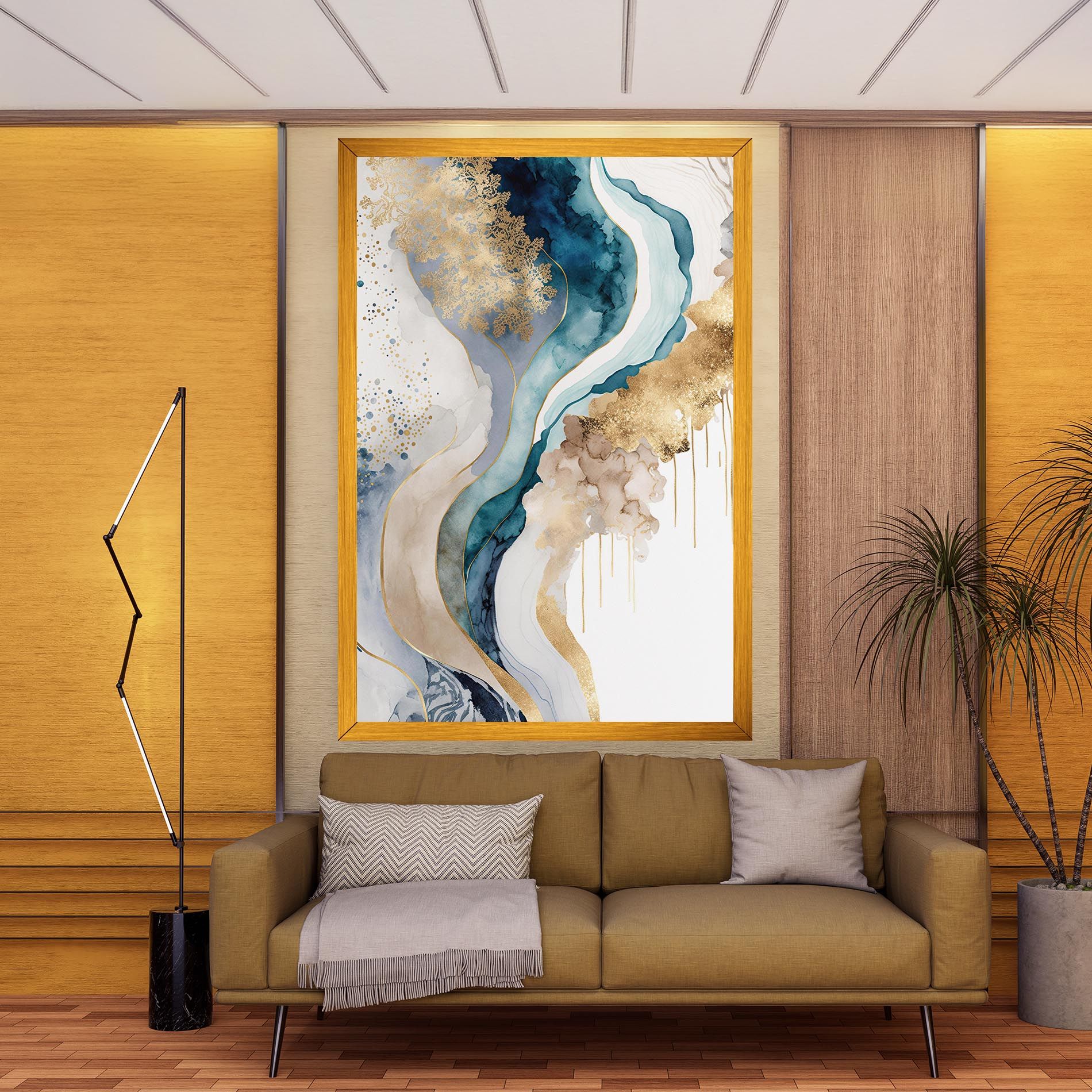 Light Blue Waves mockup 9