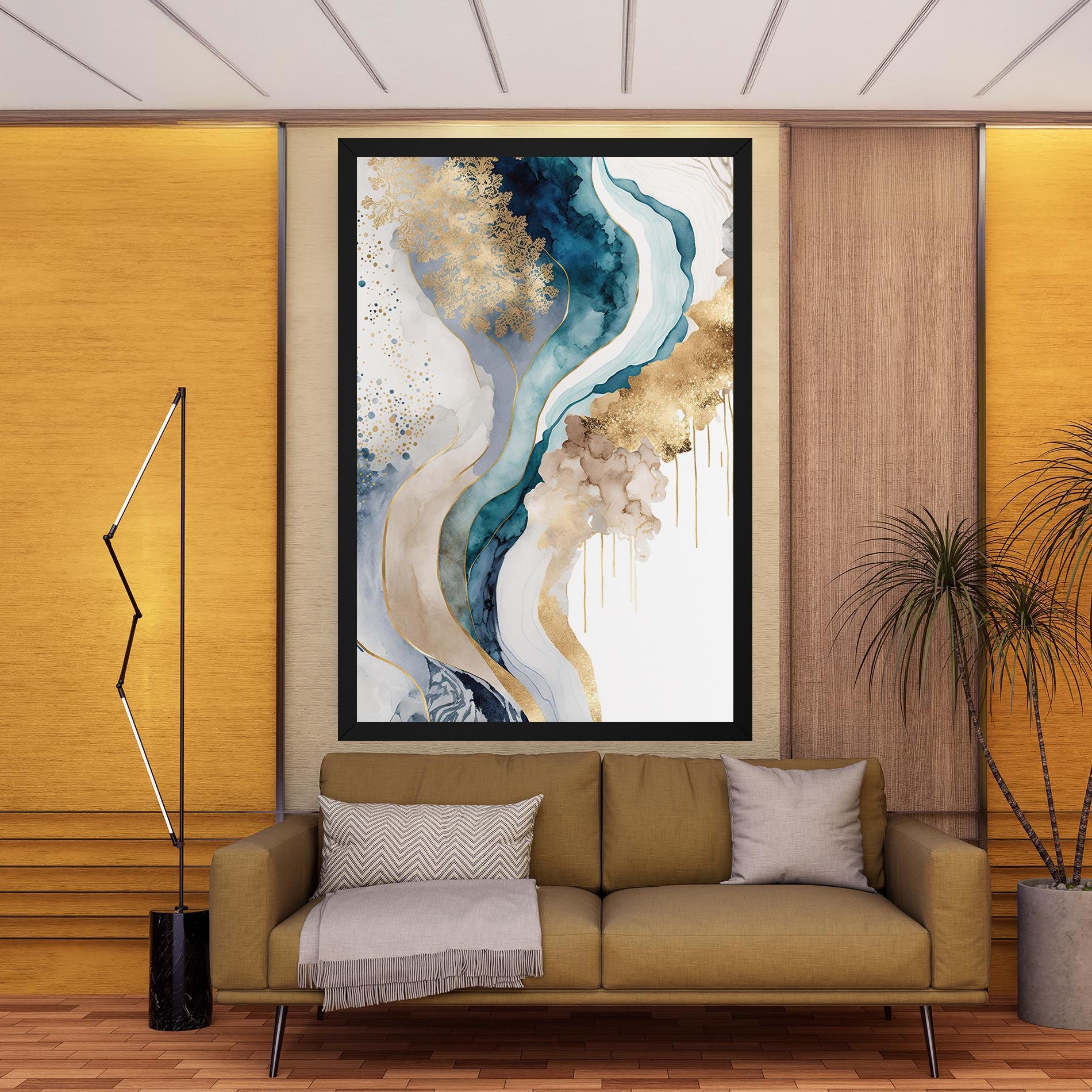 Light Blue Waves mockup 9