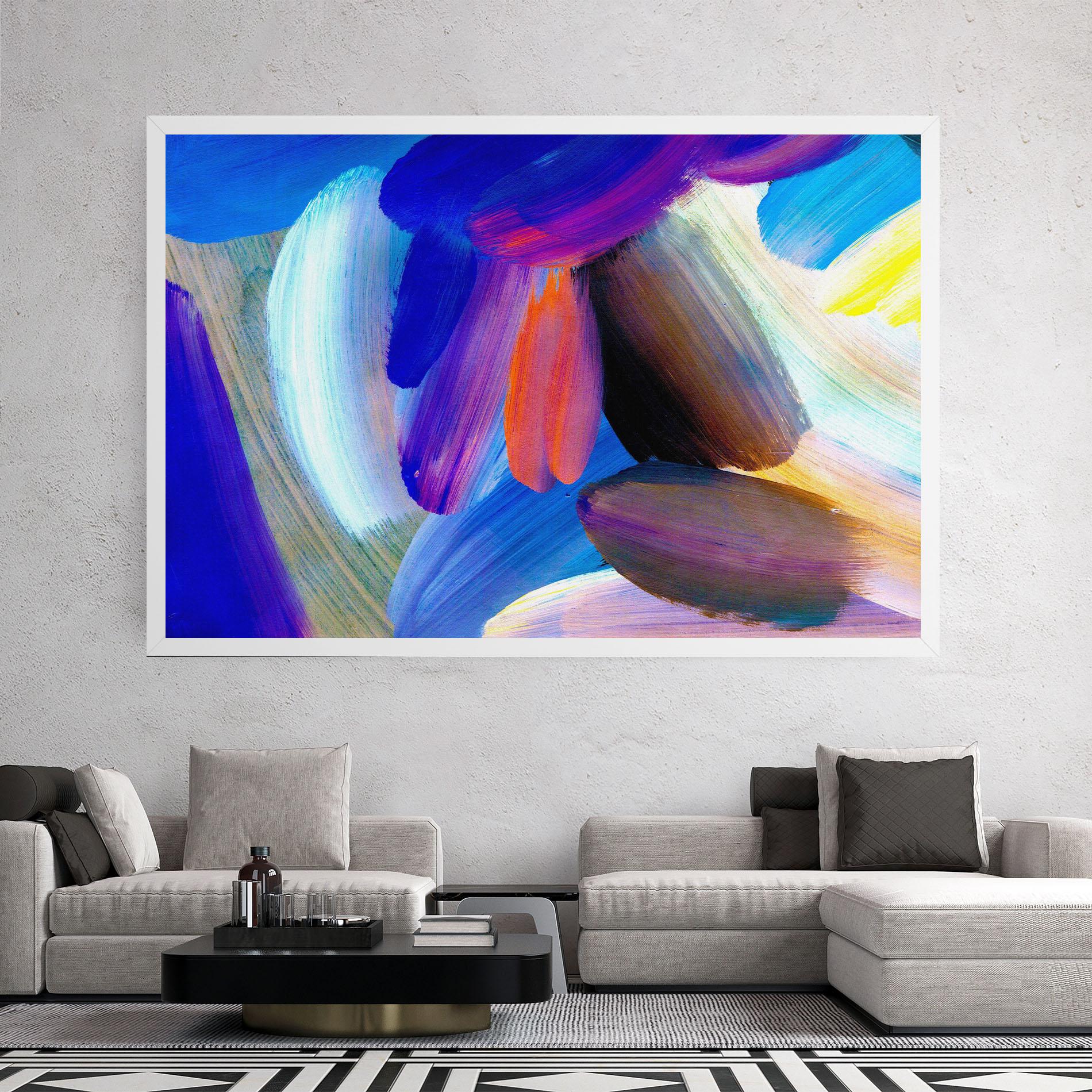 Leinwandbild Colorful Abstract mockup 2