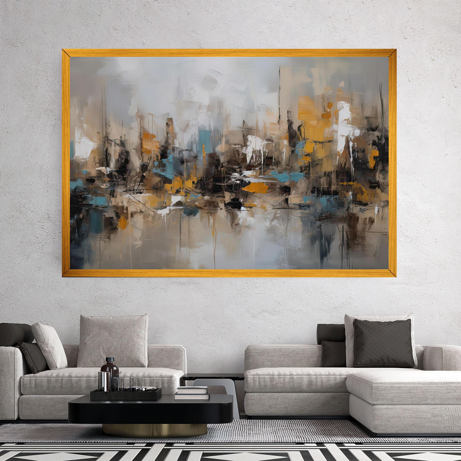 Leinwandbild Abstract Los Angeles mockup 2