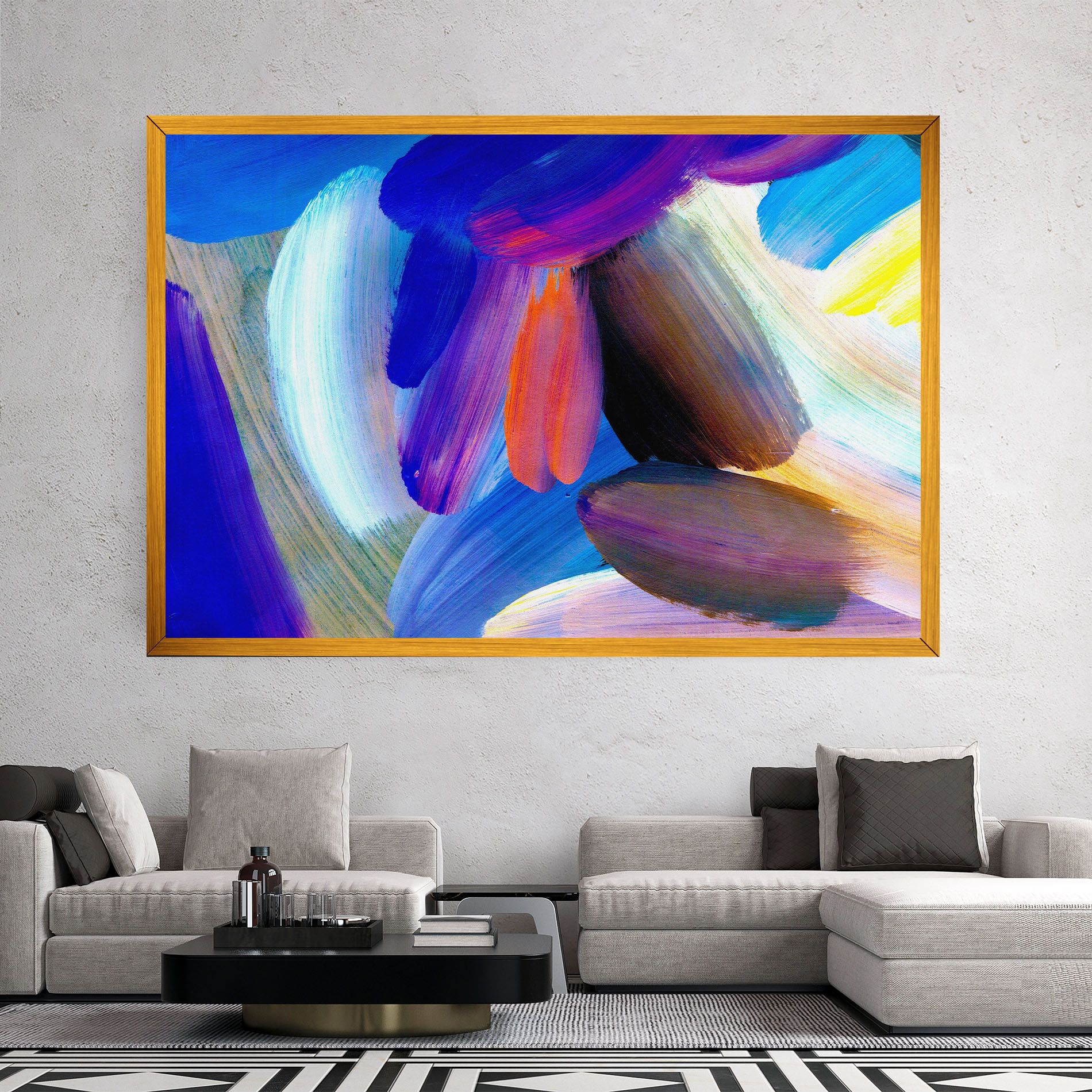 Colorful Abstract mockup 2