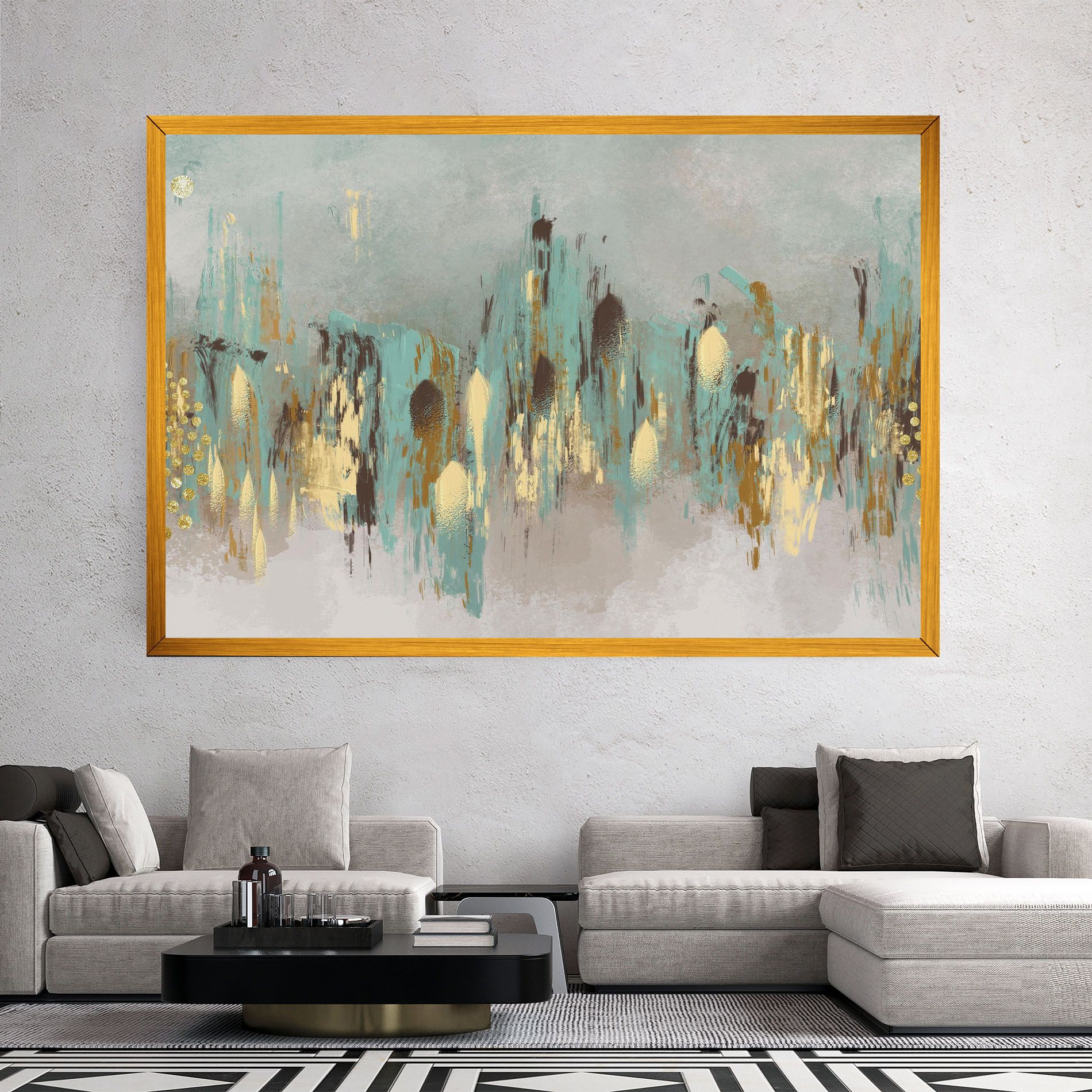 Gold Spiral Points mockup 2