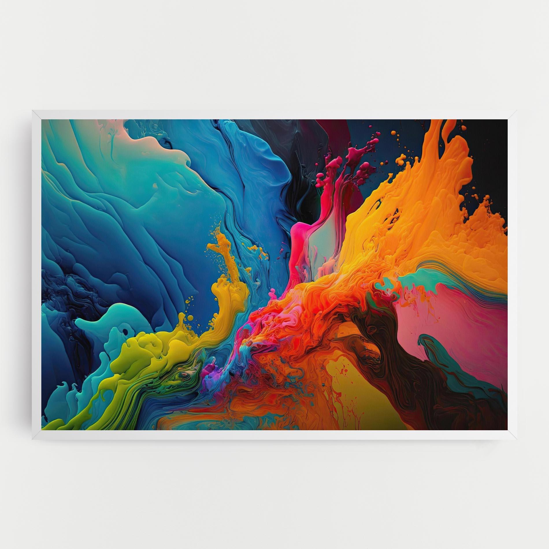 Leinwandbild Color Floating mockup 0