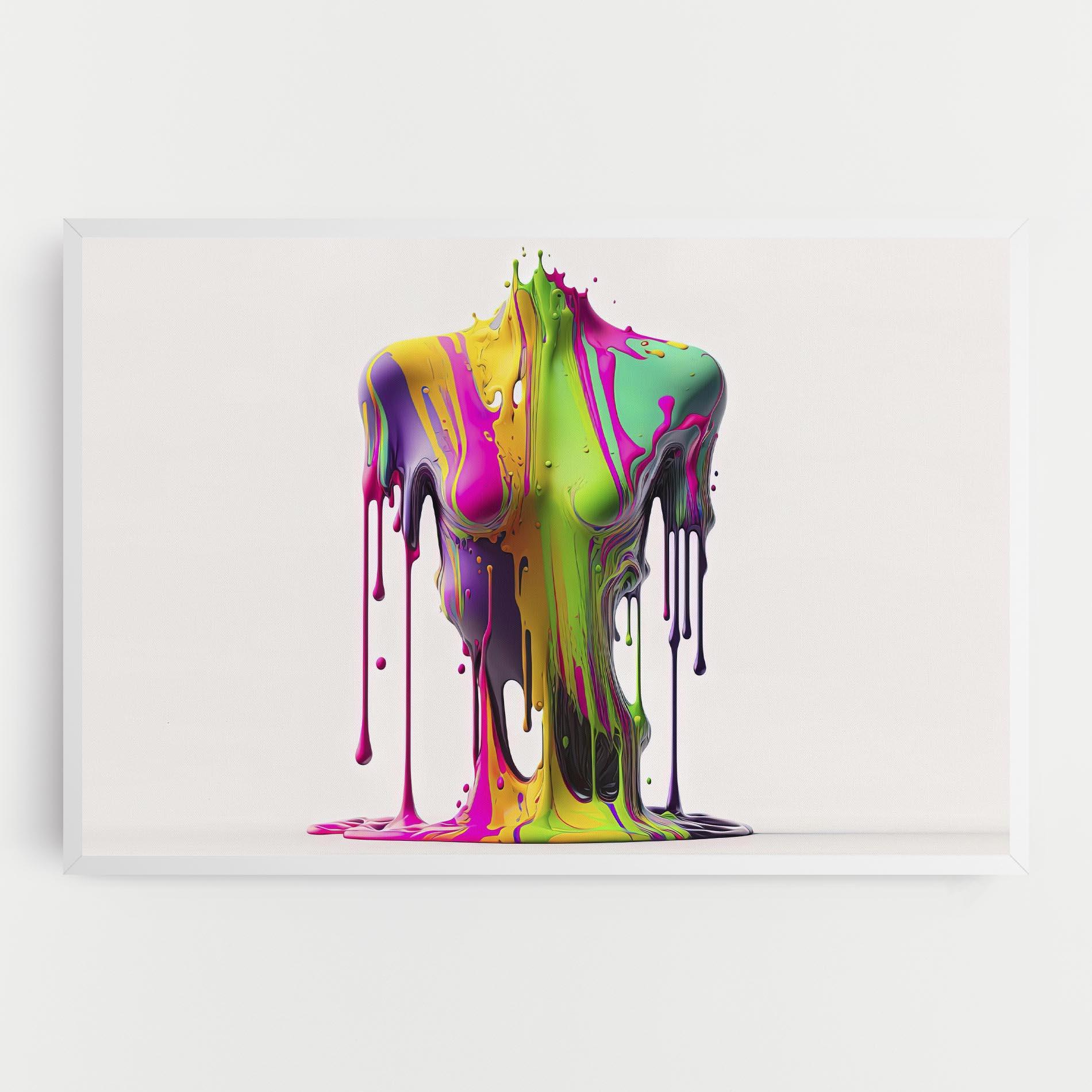 Leinwandbild Colorful Body mockup 0