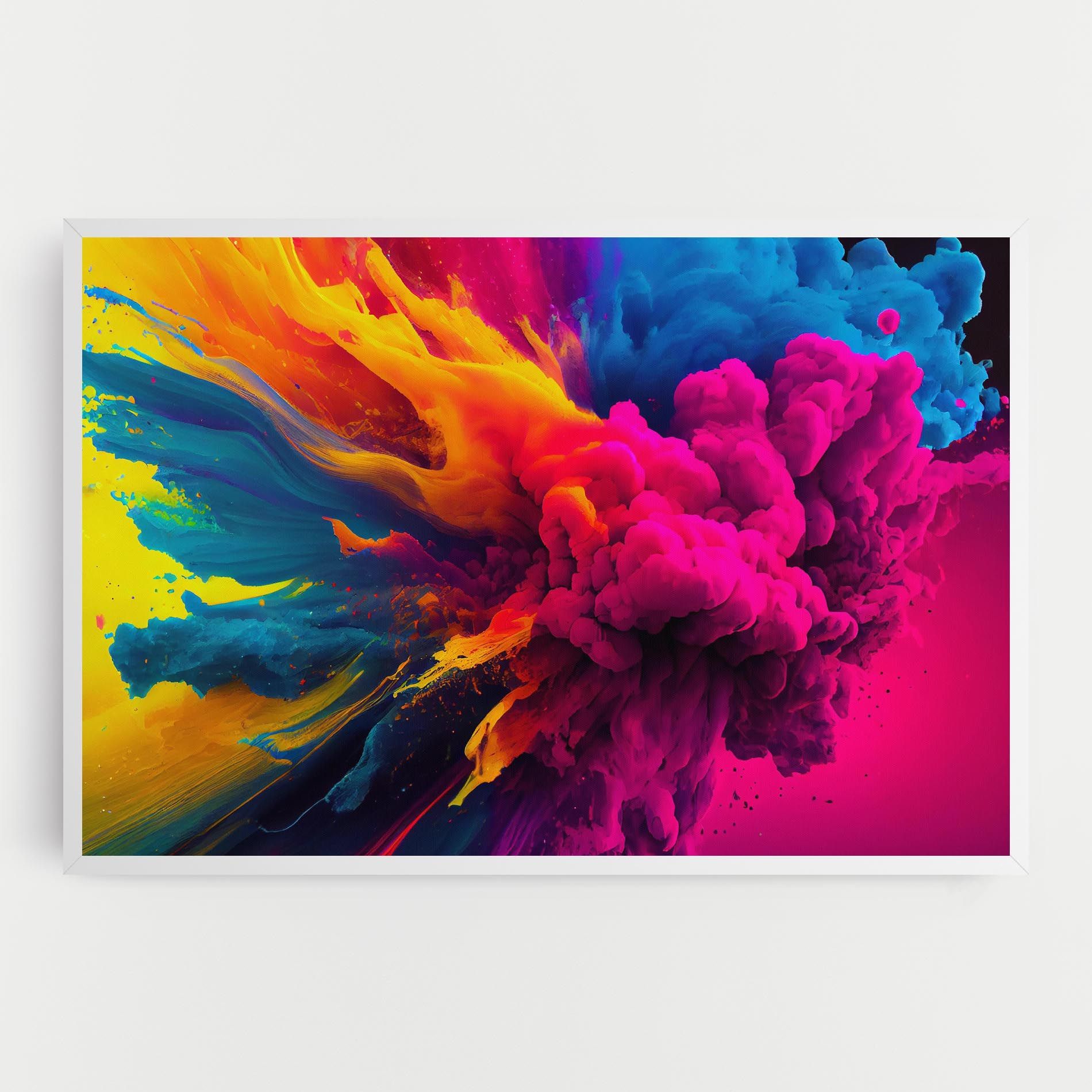 Colorful Paint Explosion mockup 0