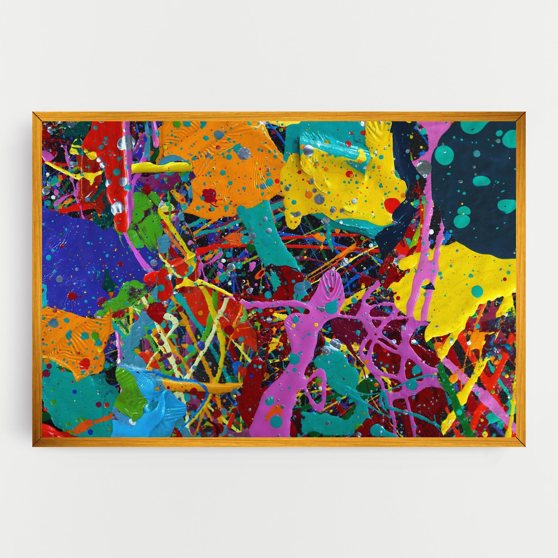 Leinwandbild Dark Panorama mockup 0