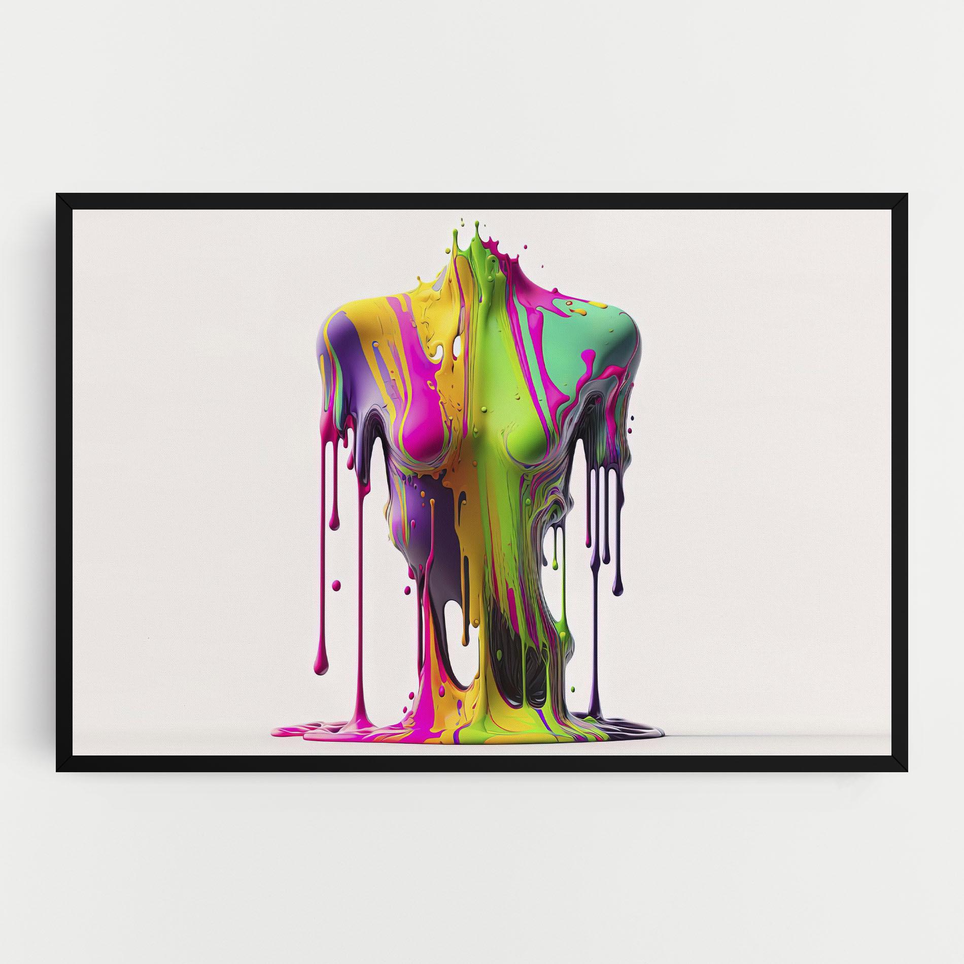 Leinwandbild Colorful Body mockup 0