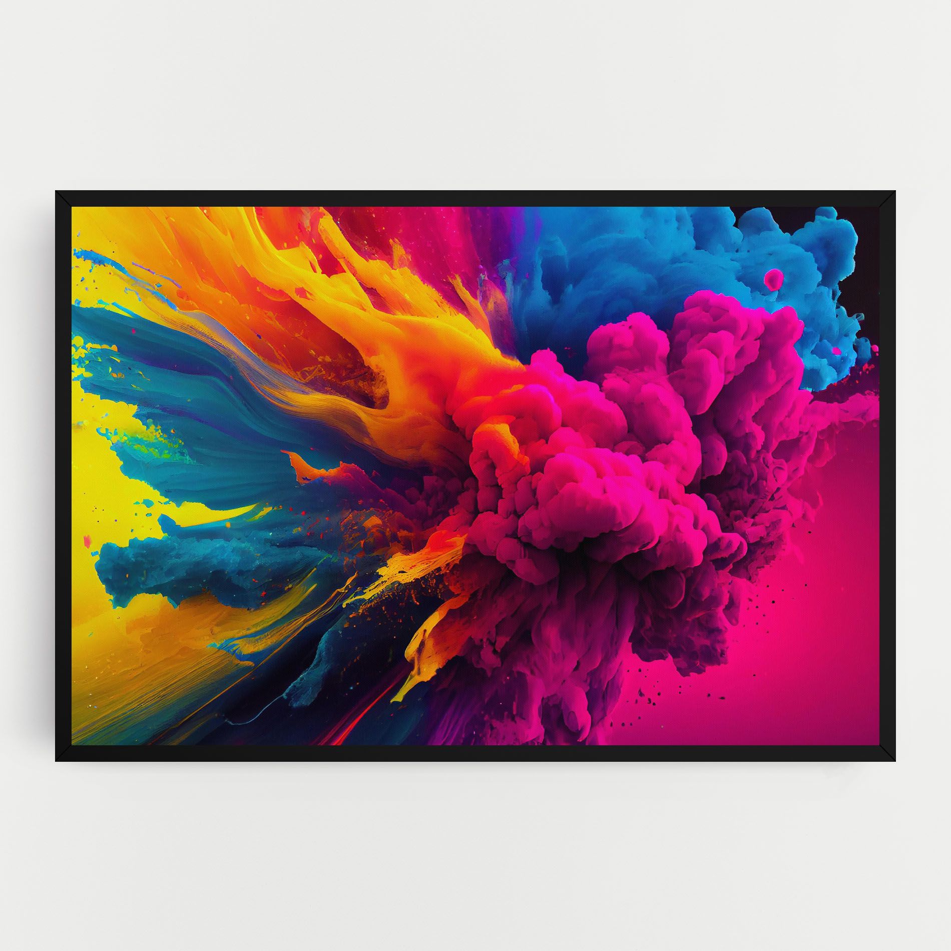 Colorful Paint Explosion mockup 0