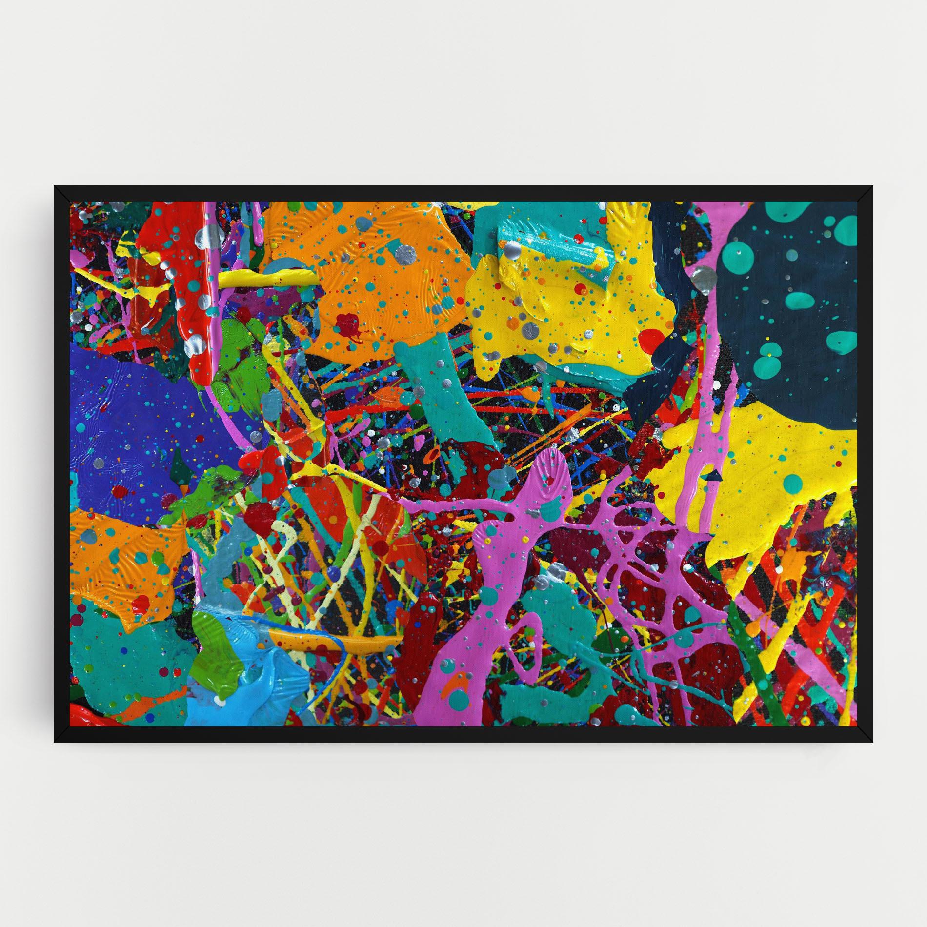 Leinwandbild Dark Panorama mockup 0