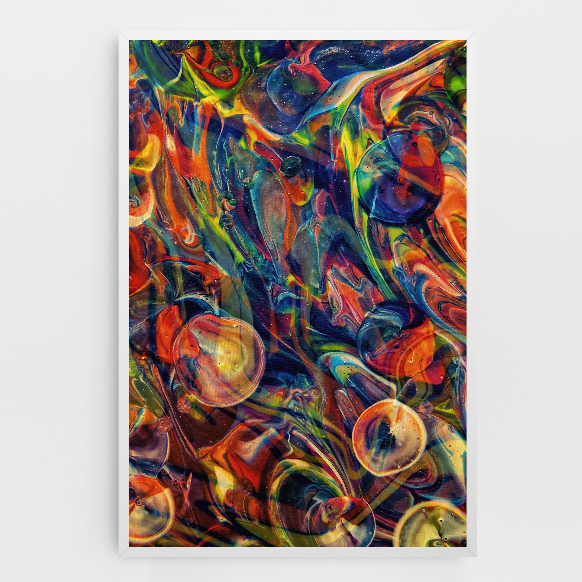 Leinwandbild Abstract Glass mockup 0