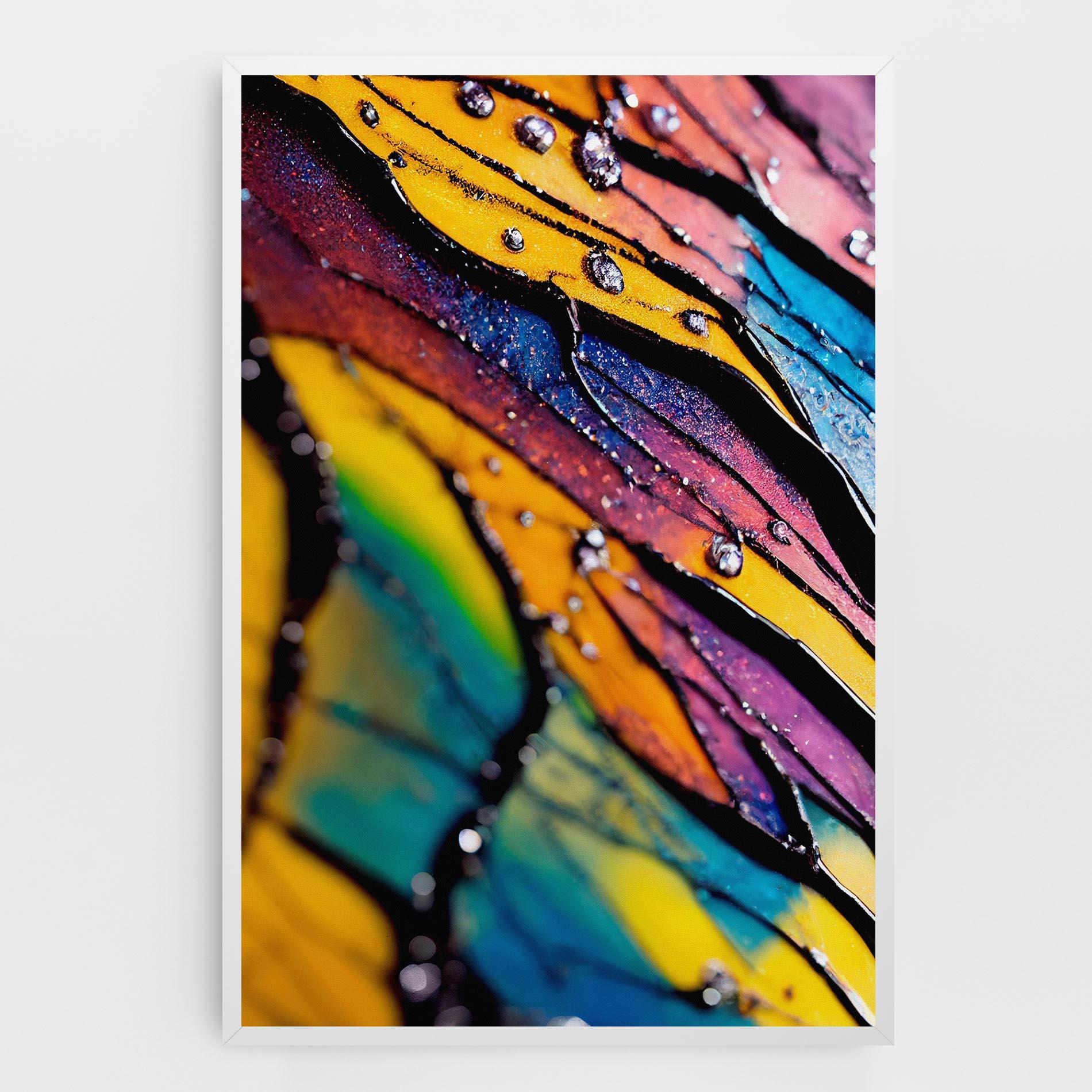 Leinwandbild Beautiful Colorful Epoxy mockup 0