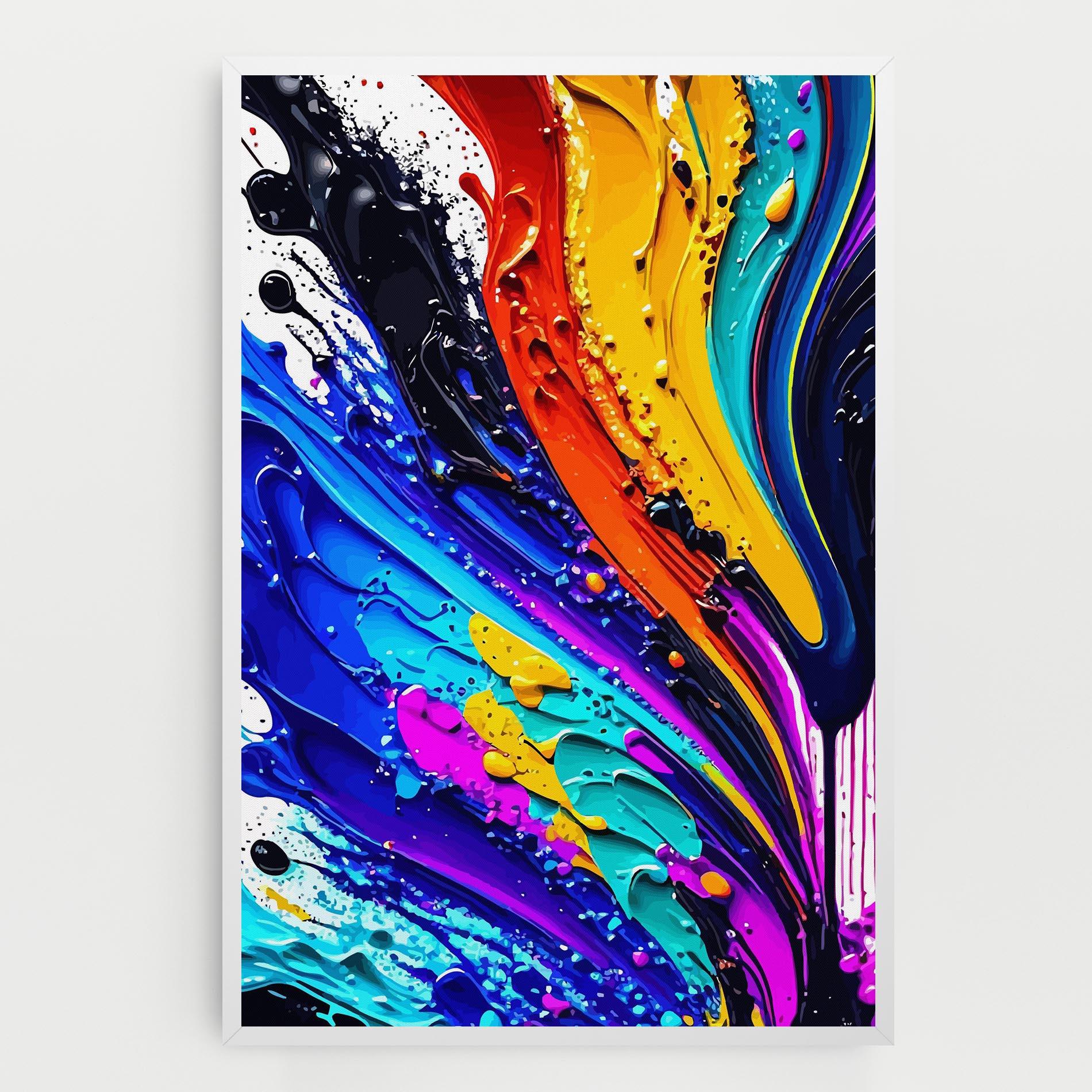 Leinwandbild Beautiful Splash mockup 0