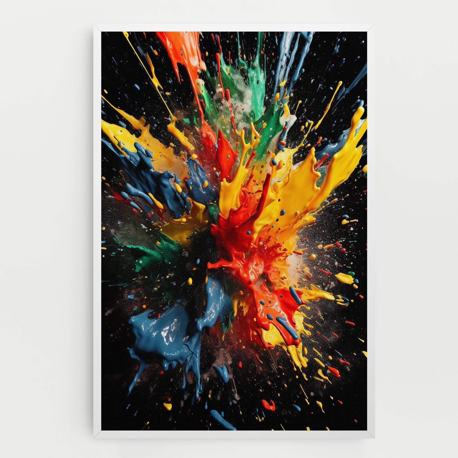 Floating Color Splash mockup 0