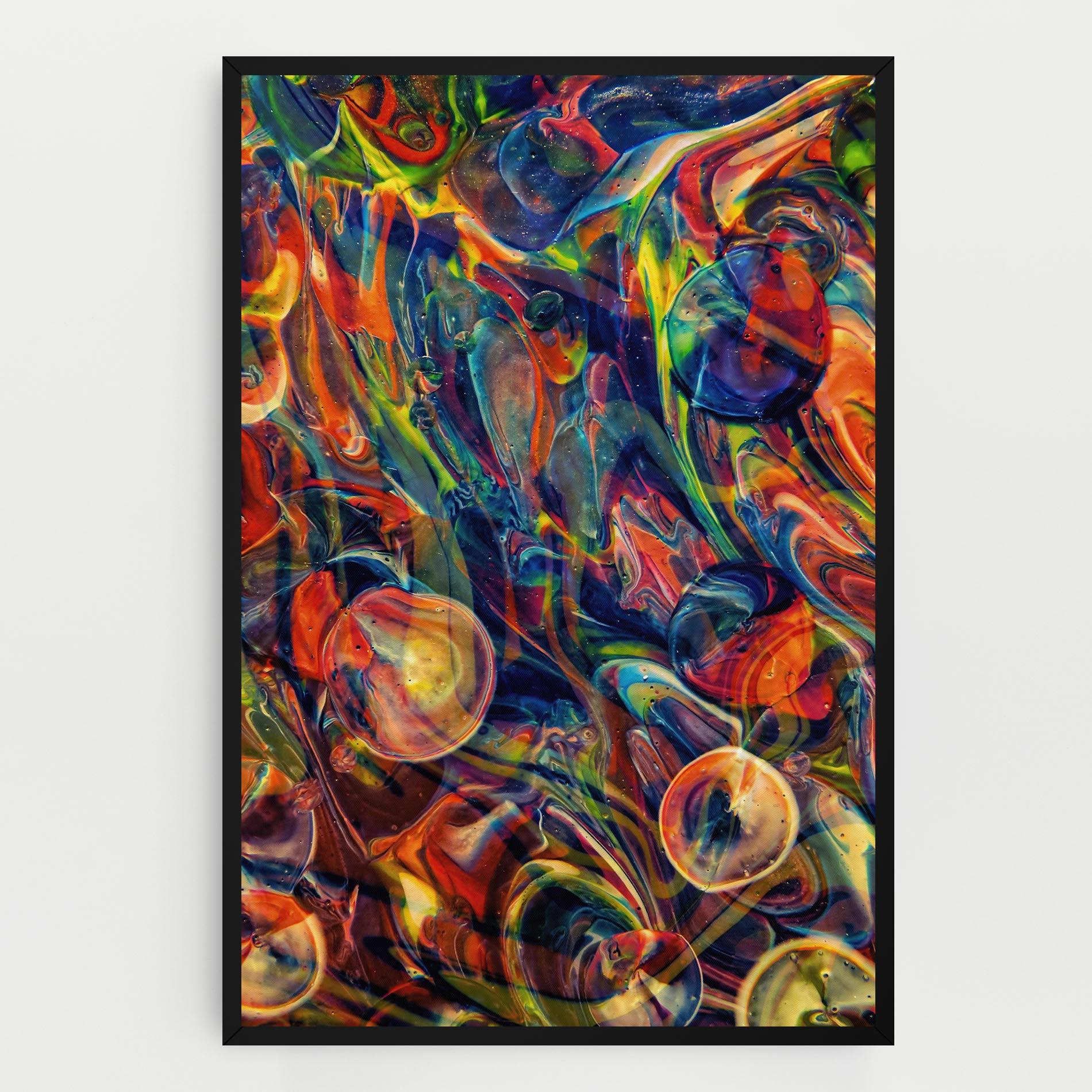 Leinwandbild Abstract Glass mockup 0