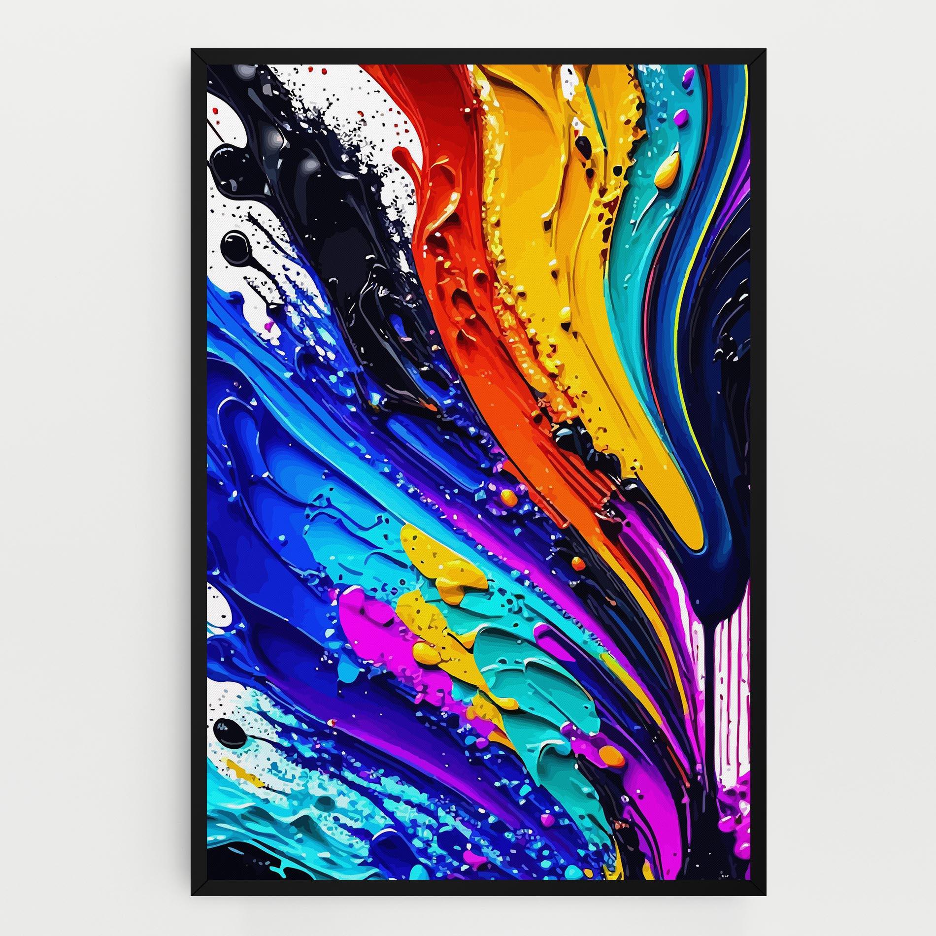 Leinwandbild Beautiful Splash mockup 0