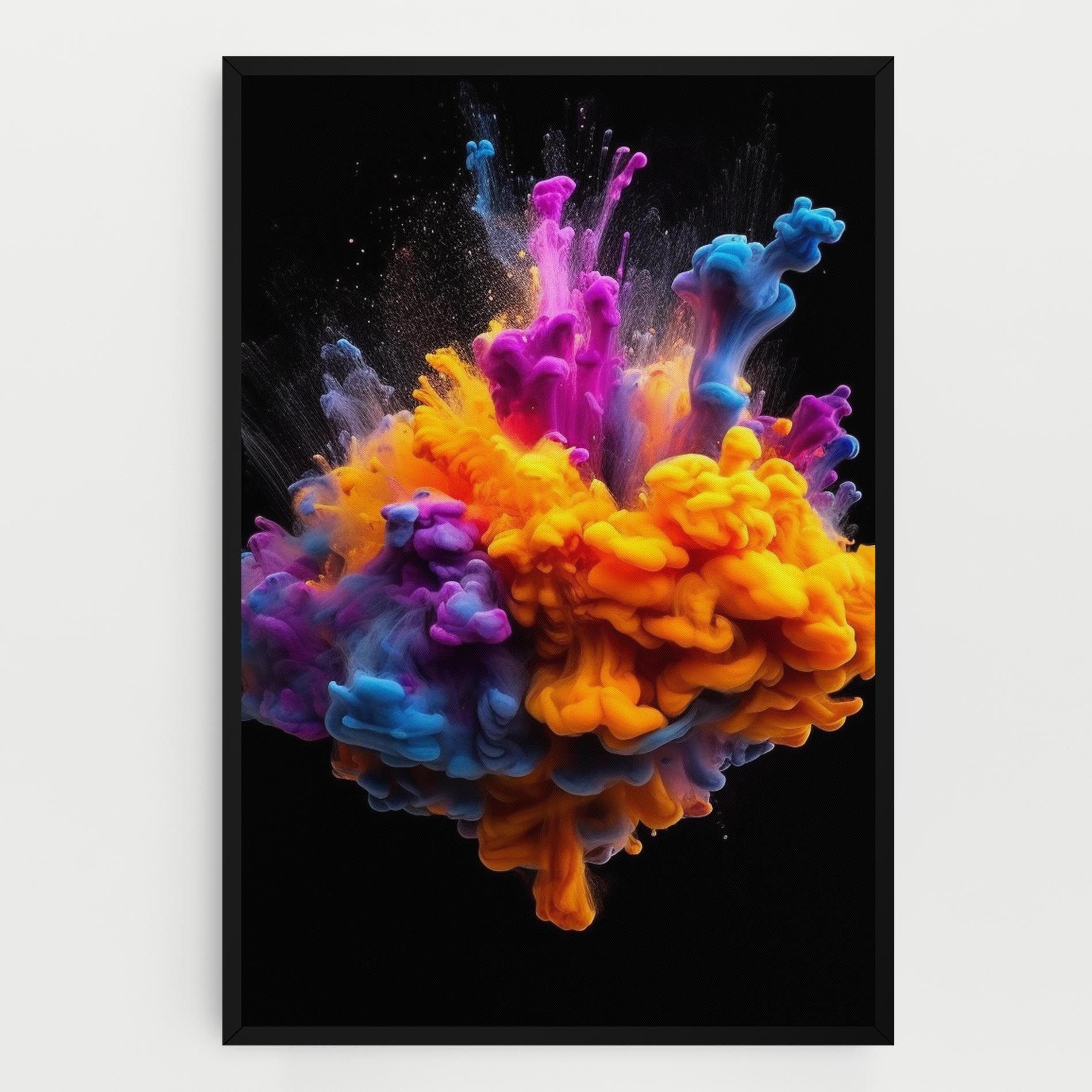 Colorful Cloud Liquid mockup 0