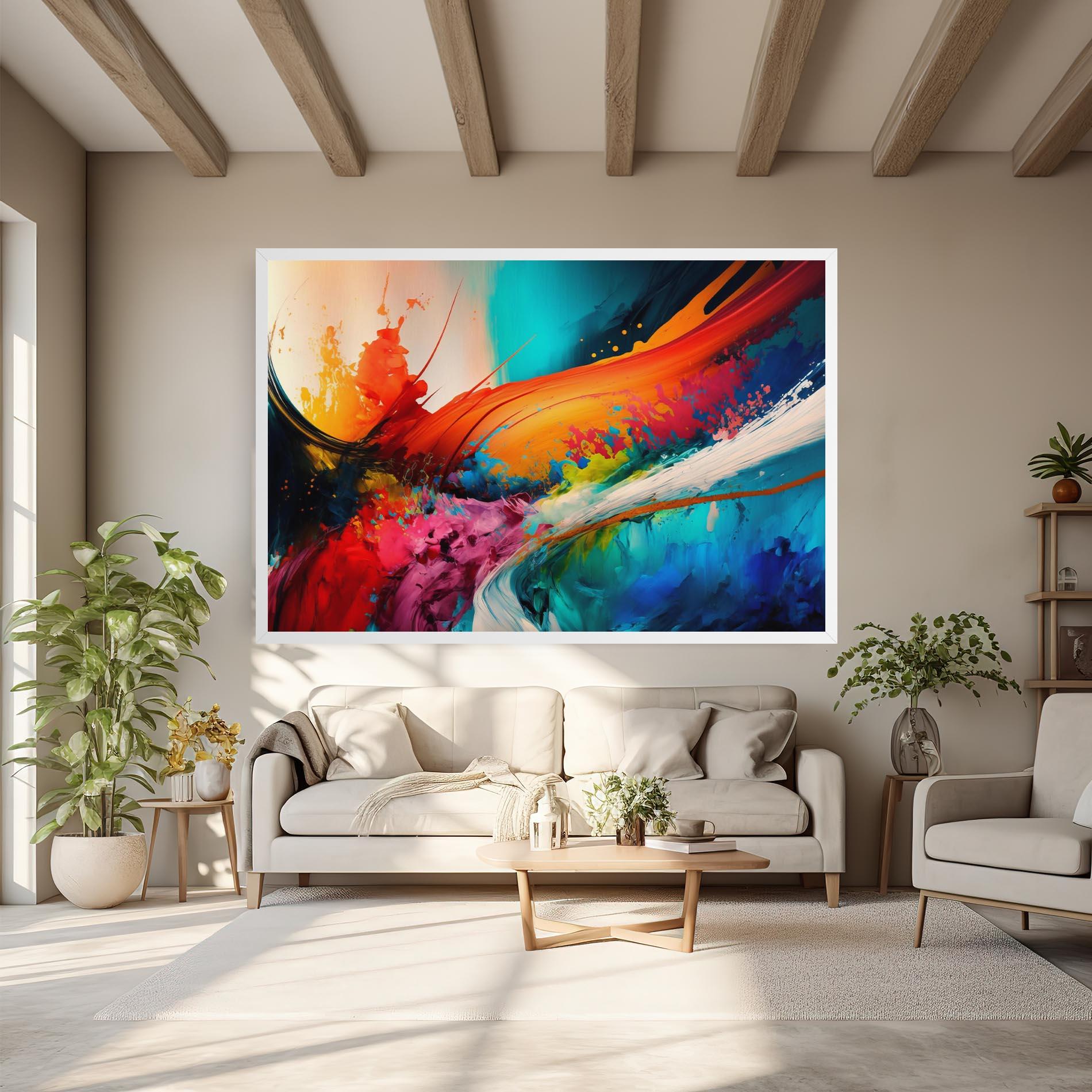 Leinwandbild Art Brush Strokes mockup 6