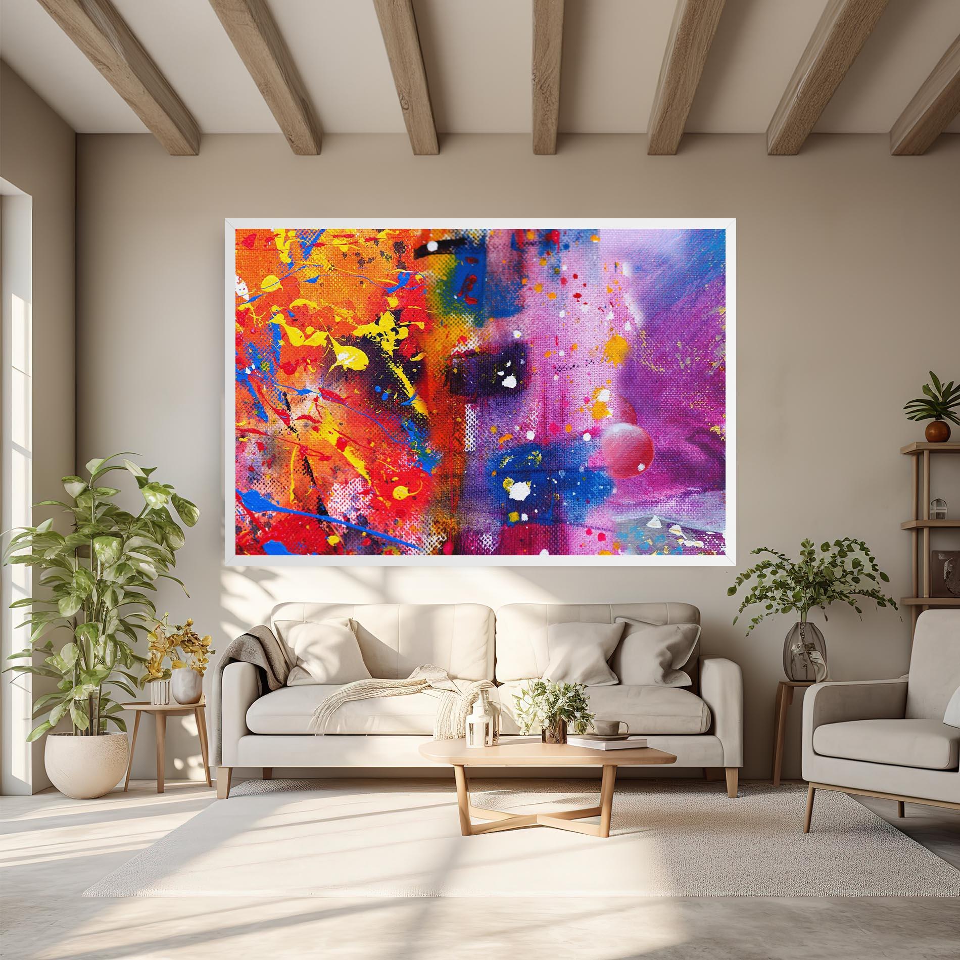 Leinwandbild Art Panorama mockup 6