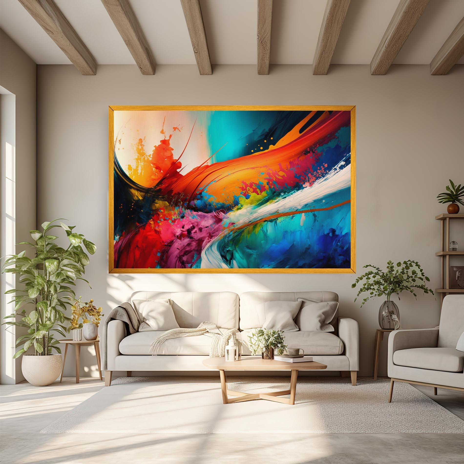 Leinwandbild Art Brush Strokes mockup 6