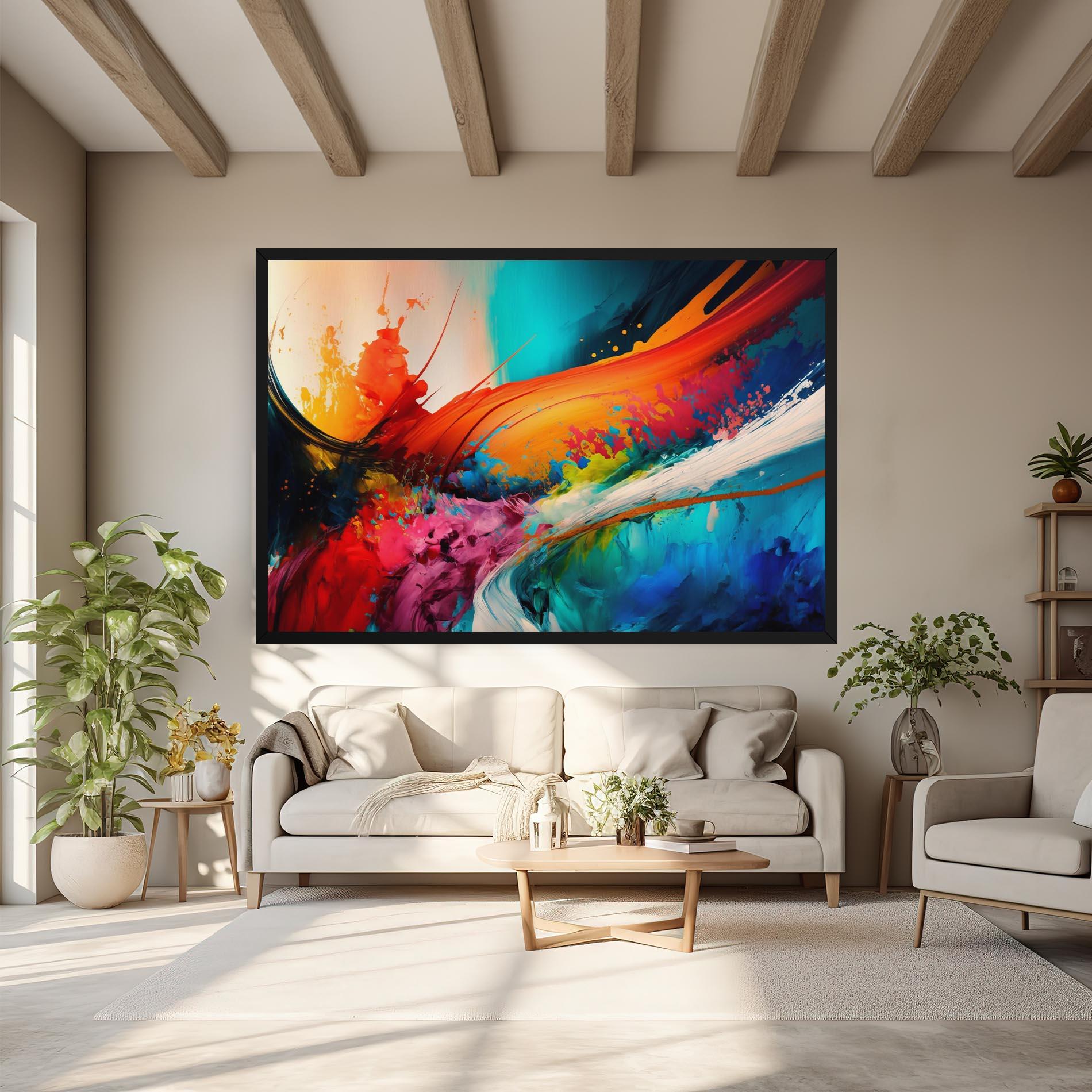 Leinwandbild Art Brush Strokes mockup 6