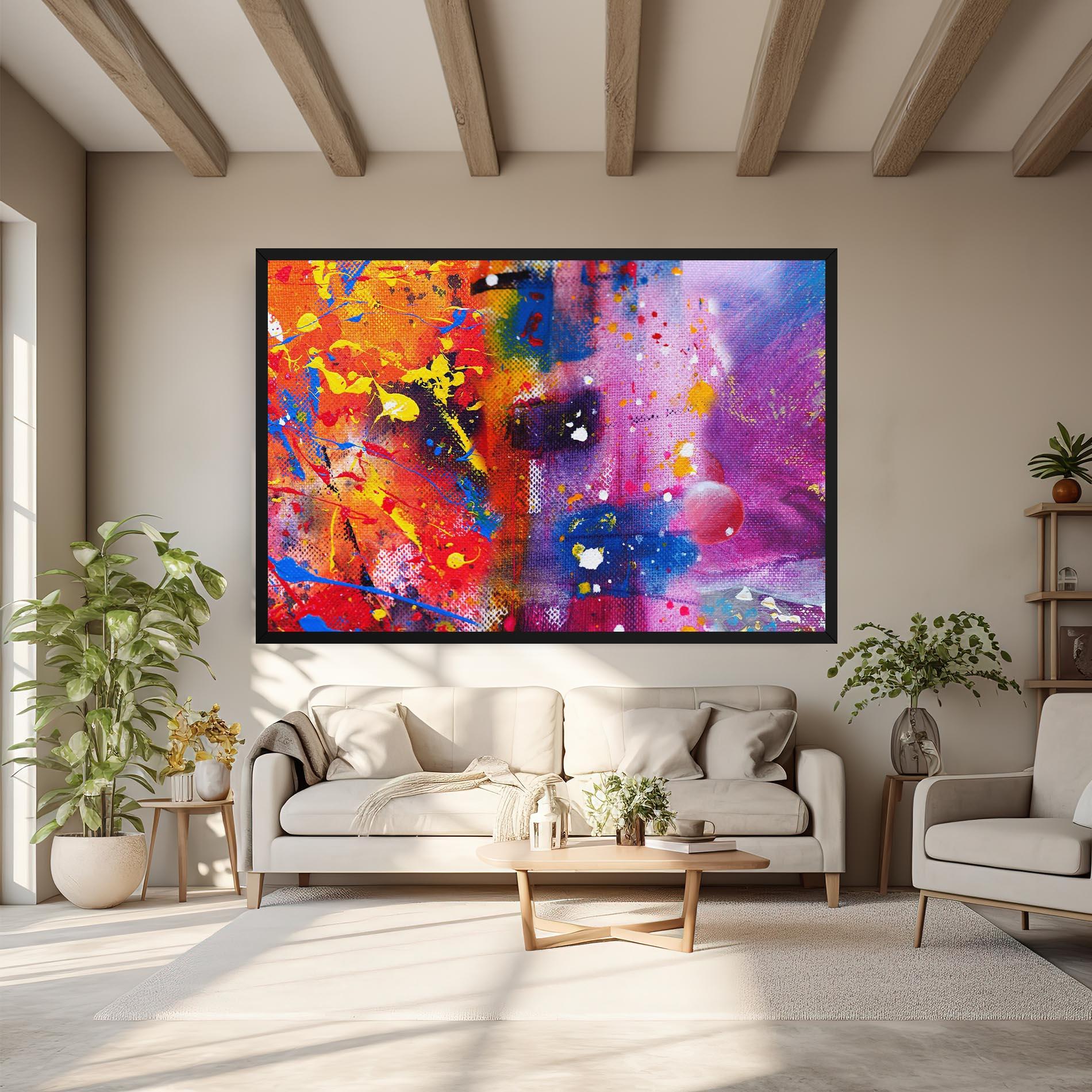 Leinwandbild Art Panorama mockup 6