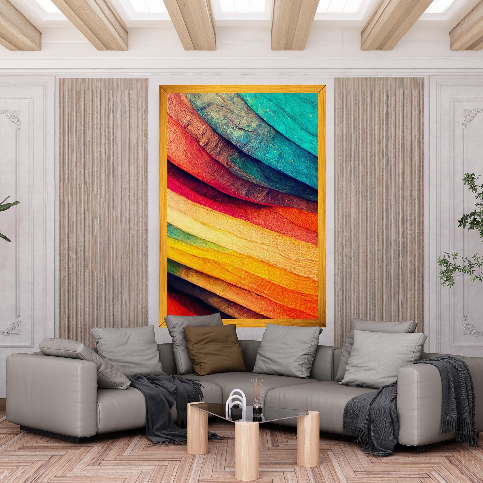 Leinwandbild Autumn Abstract Color mockup 6