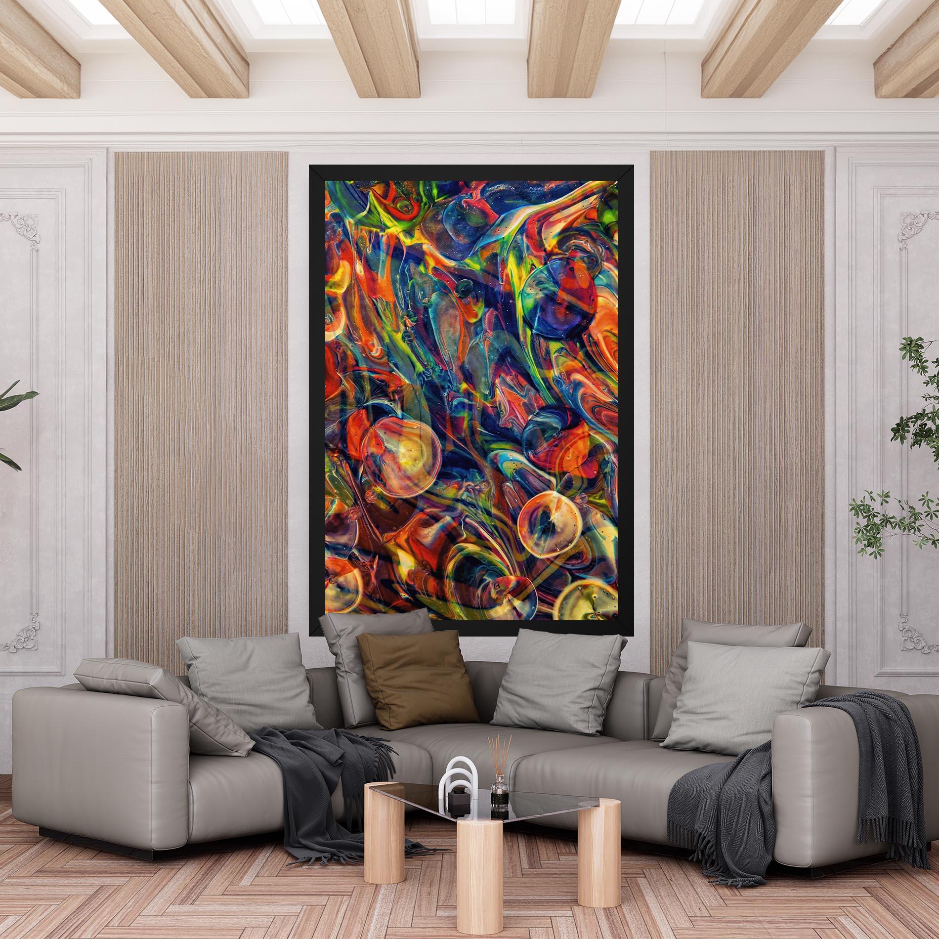 Leinwandbild Abstract Glass mockup 6