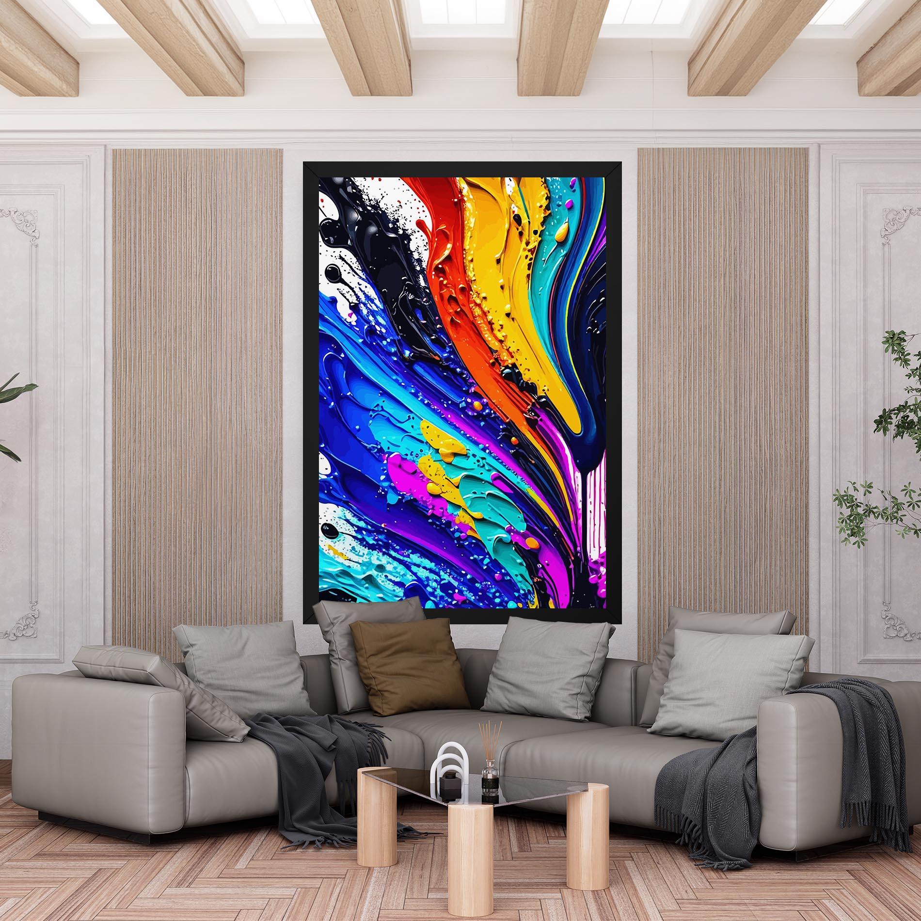 Leinwandbild Beautiful Splash mockup 6