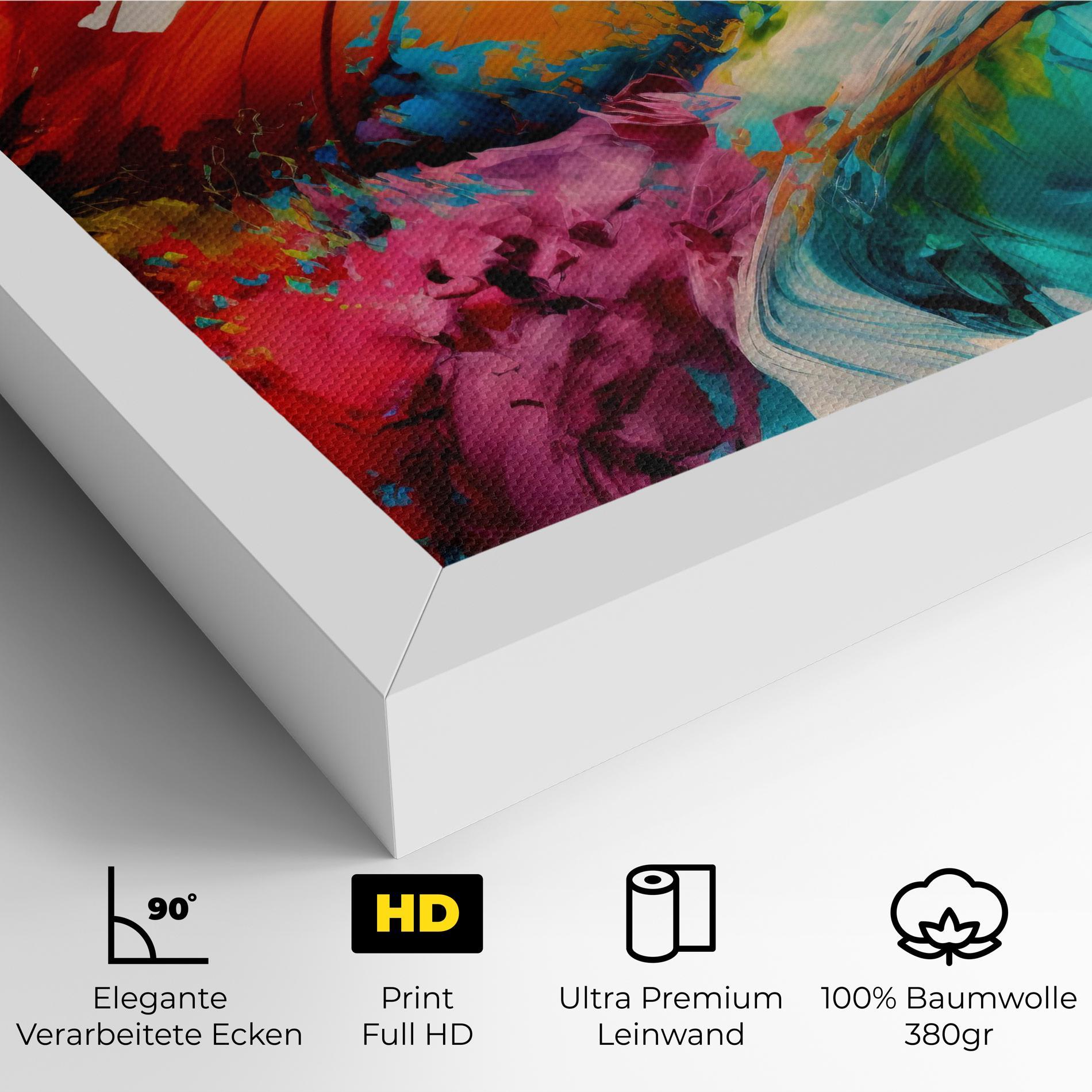 Leinwandbild Art Brush Strokes mockup 4