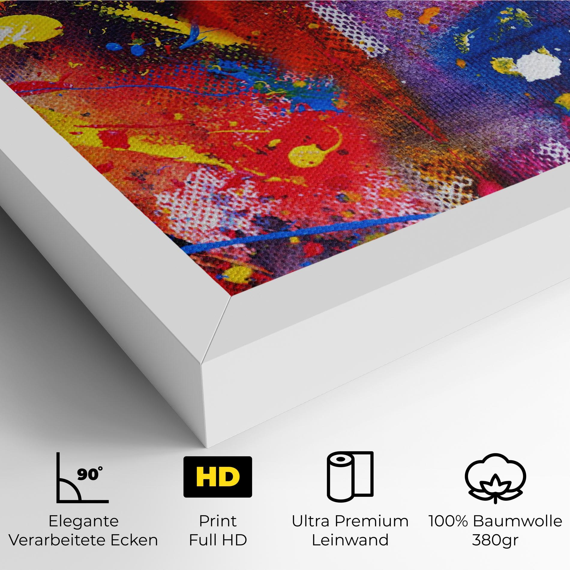 Leinwandbild Art Panorama mockup 4