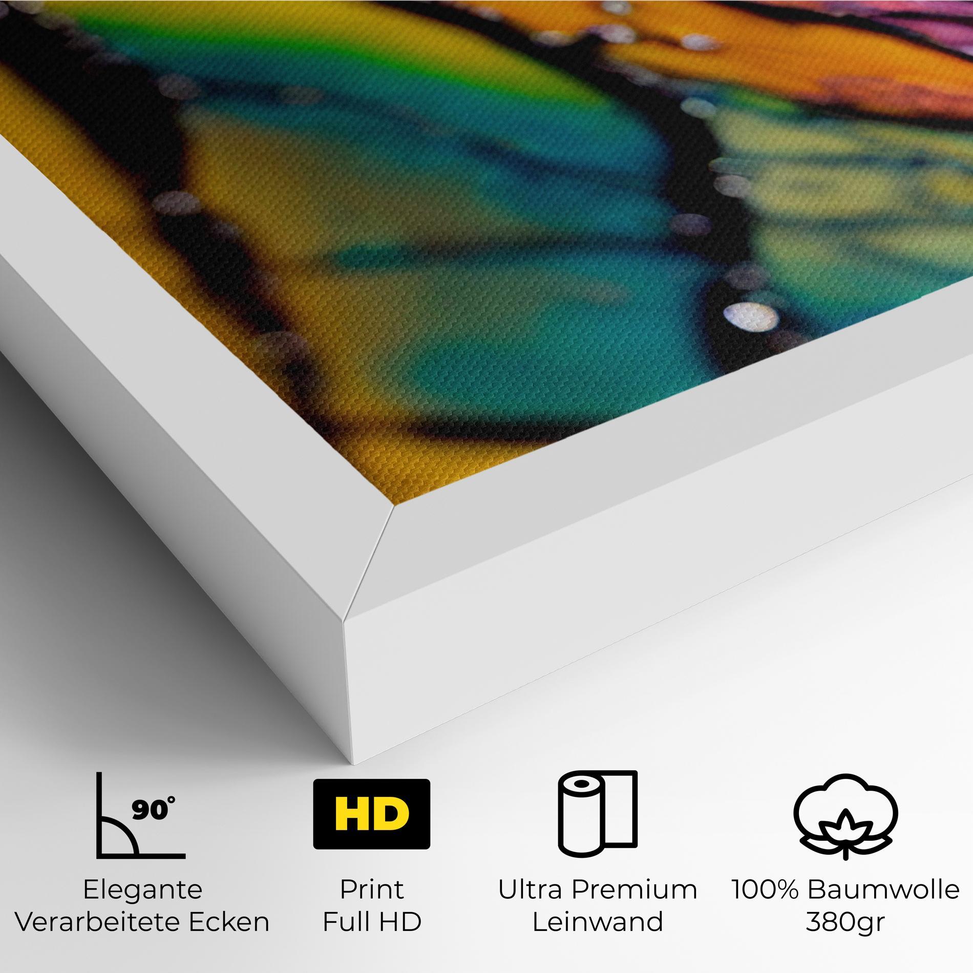 Leinwandbild Beautiful Colorful Epoxy mockup 4