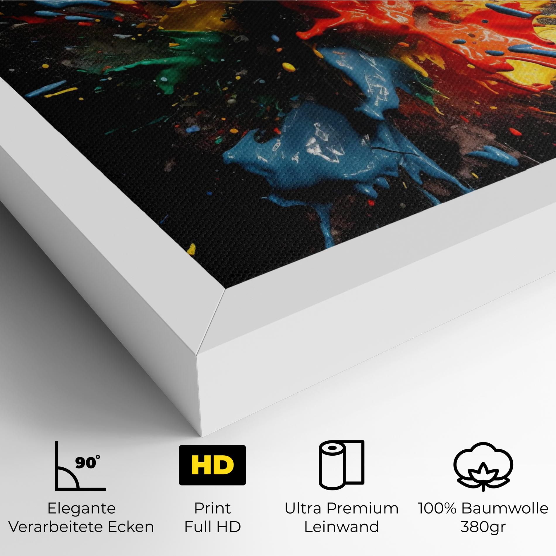 Floating Color Splash mockup 4