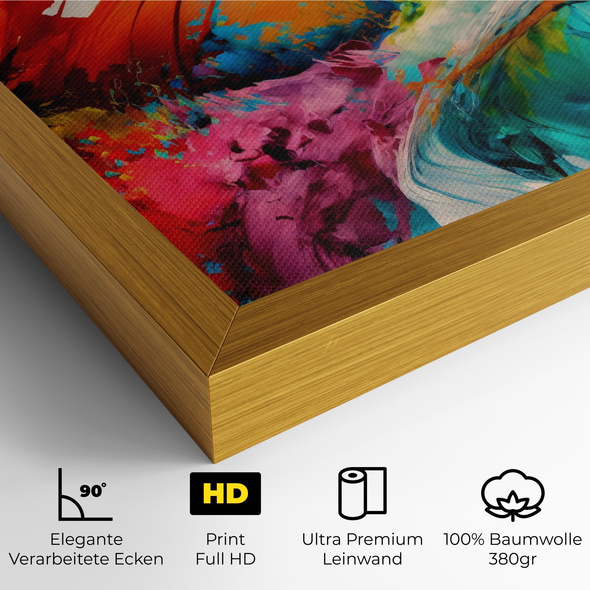 Leinwandbild Art Brush Strokes mockup 4