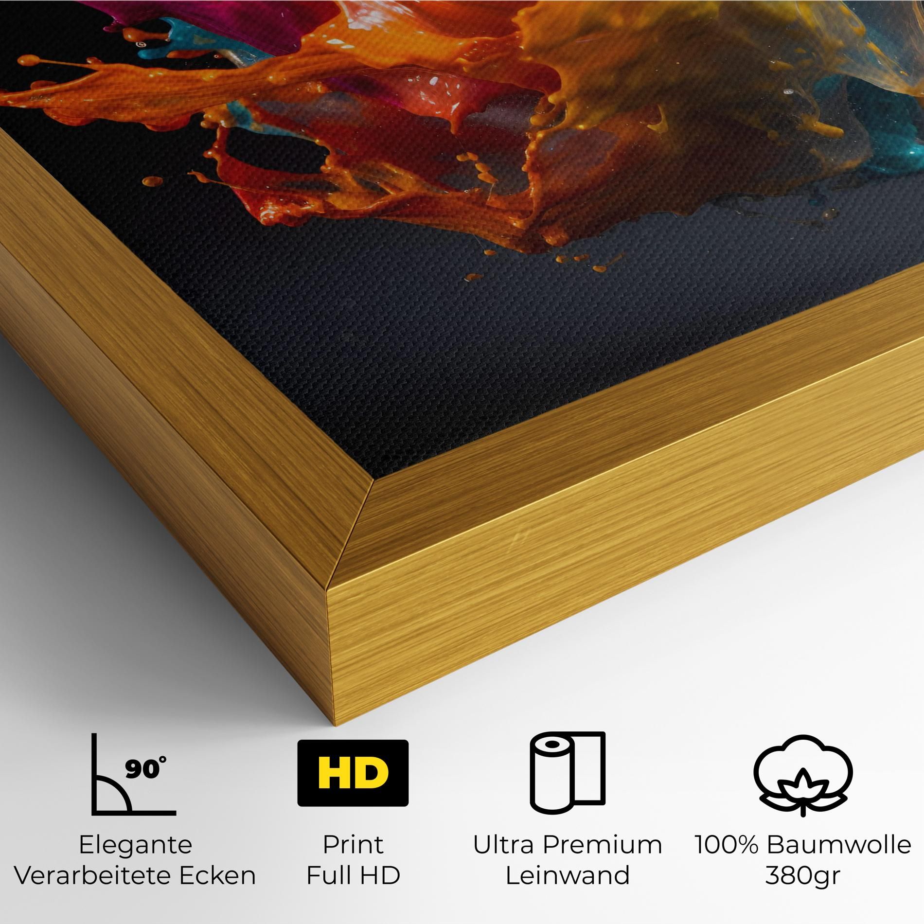 Colorful Splash Floating mockup 4