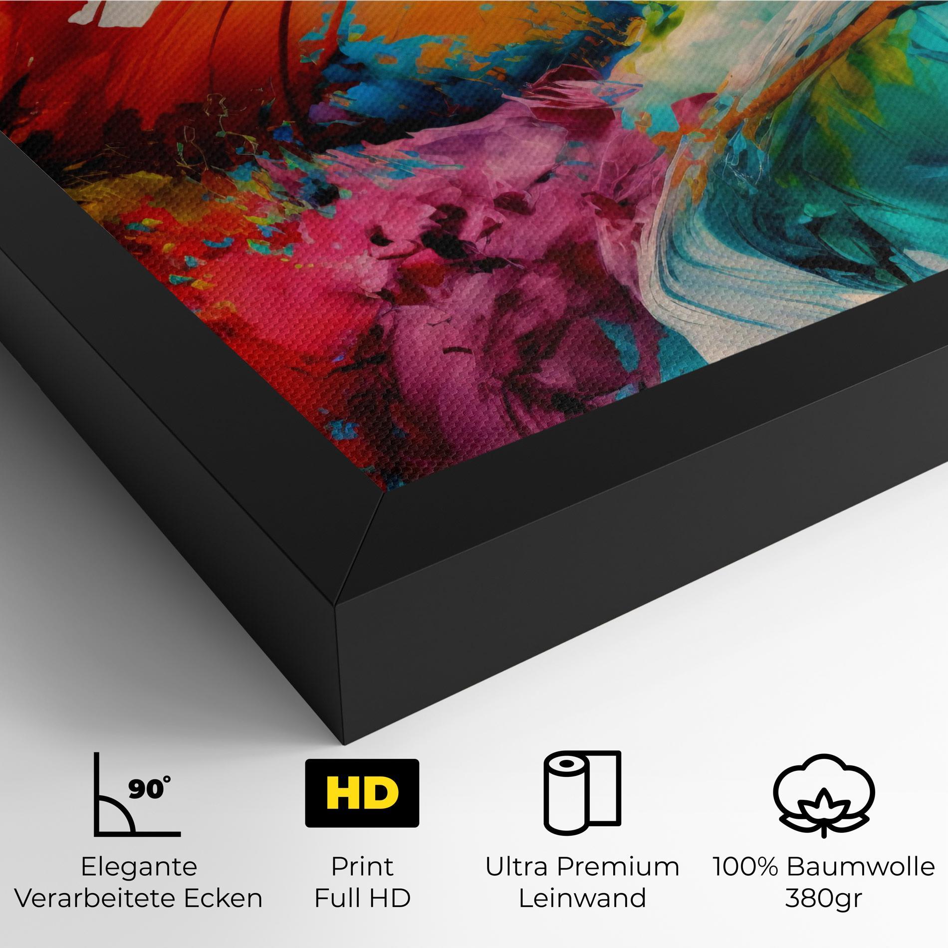 Leinwandbild Art Brush Strokes mockup 4