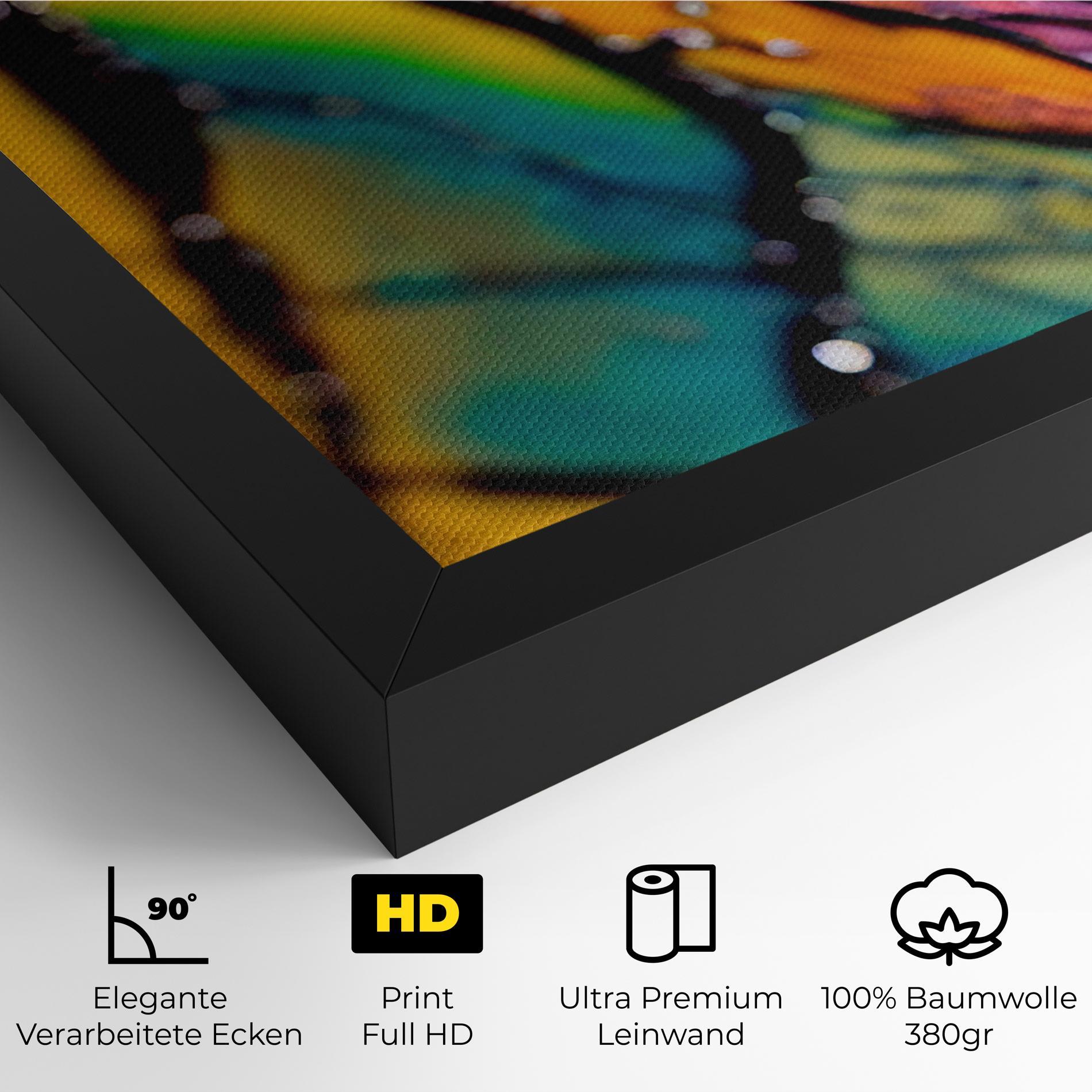 Leinwandbild Beautiful Colorful Epoxy mockup 4