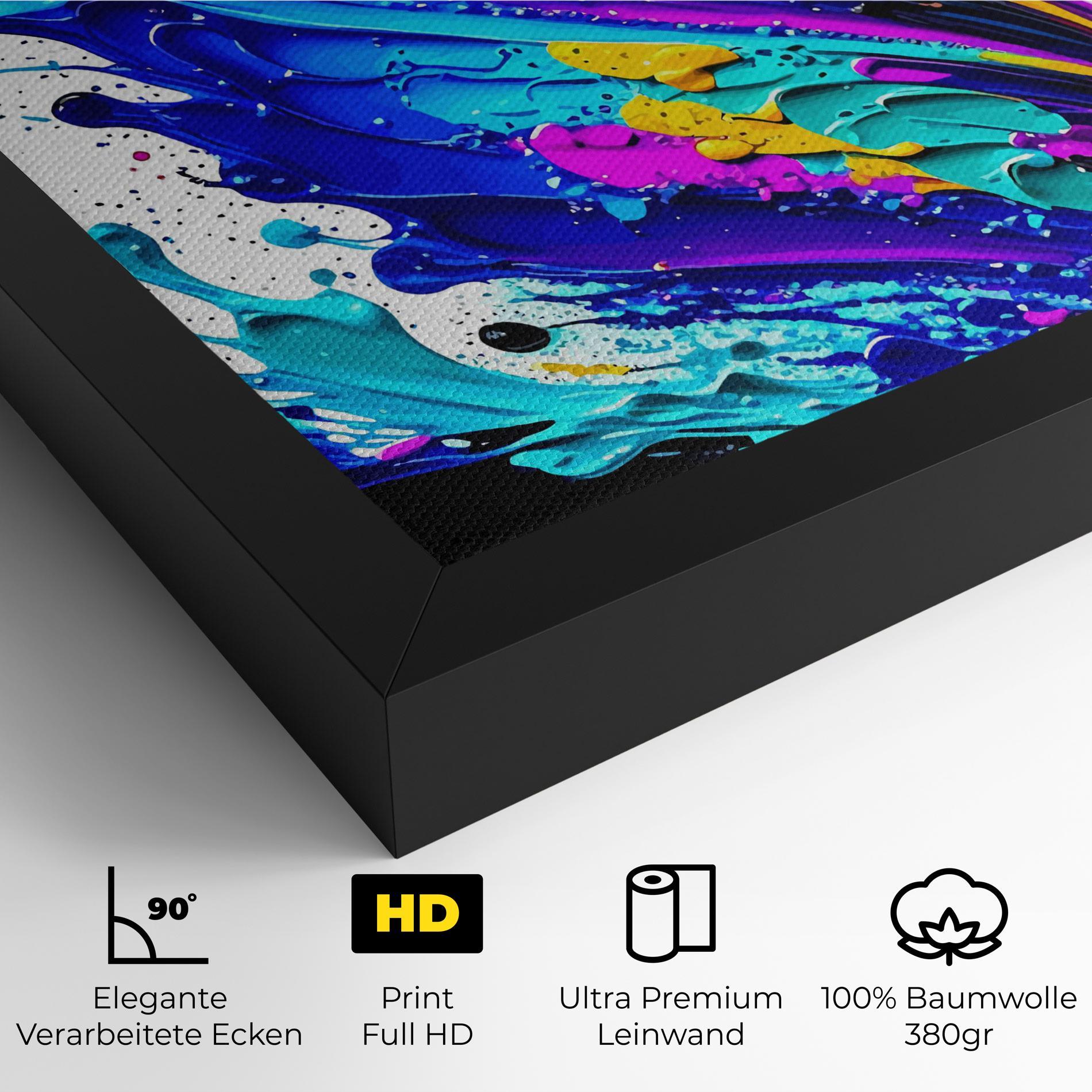 Leinwandbild Beautiful Splash mockup 4