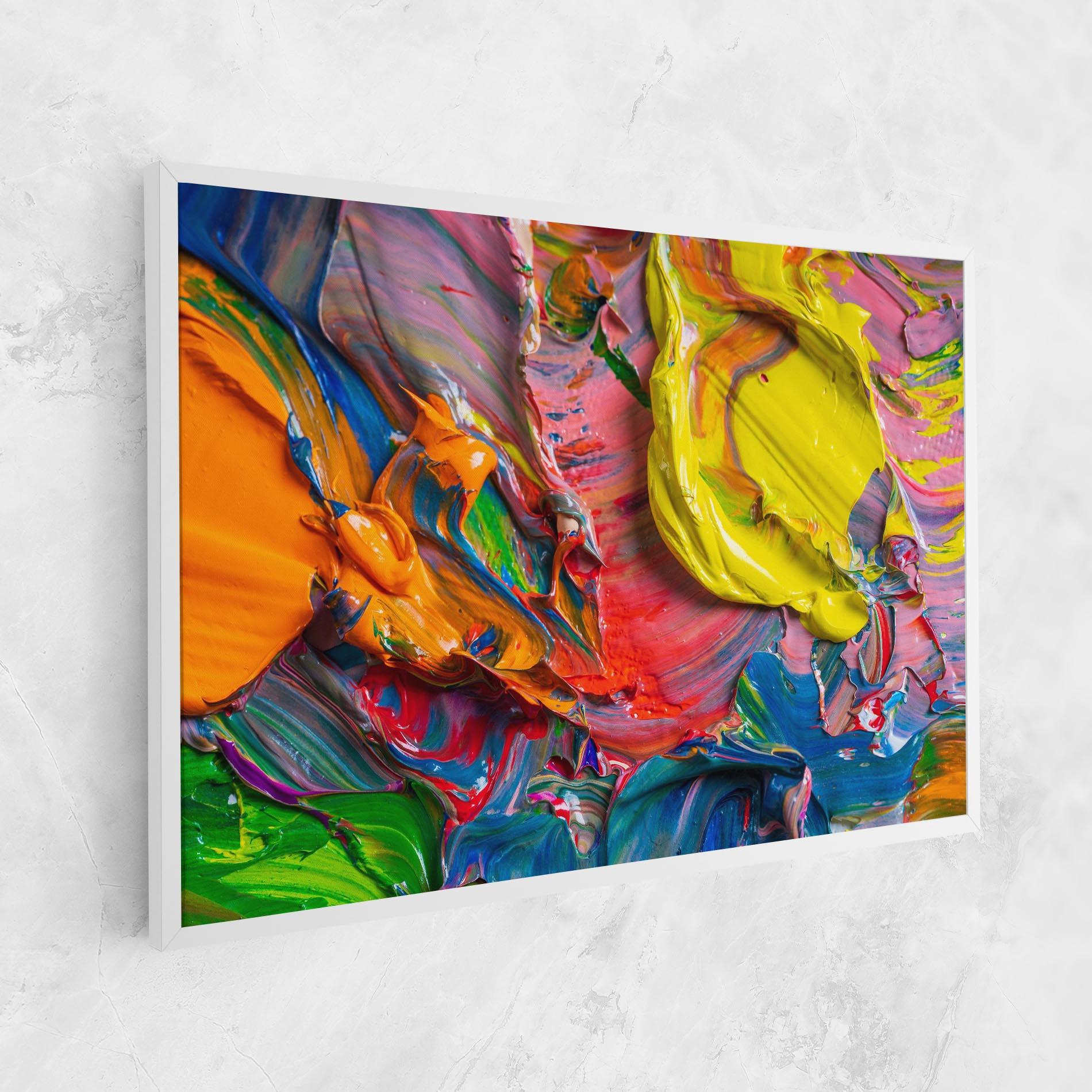 Leinwandbild Bright Oil Colors mockup 1